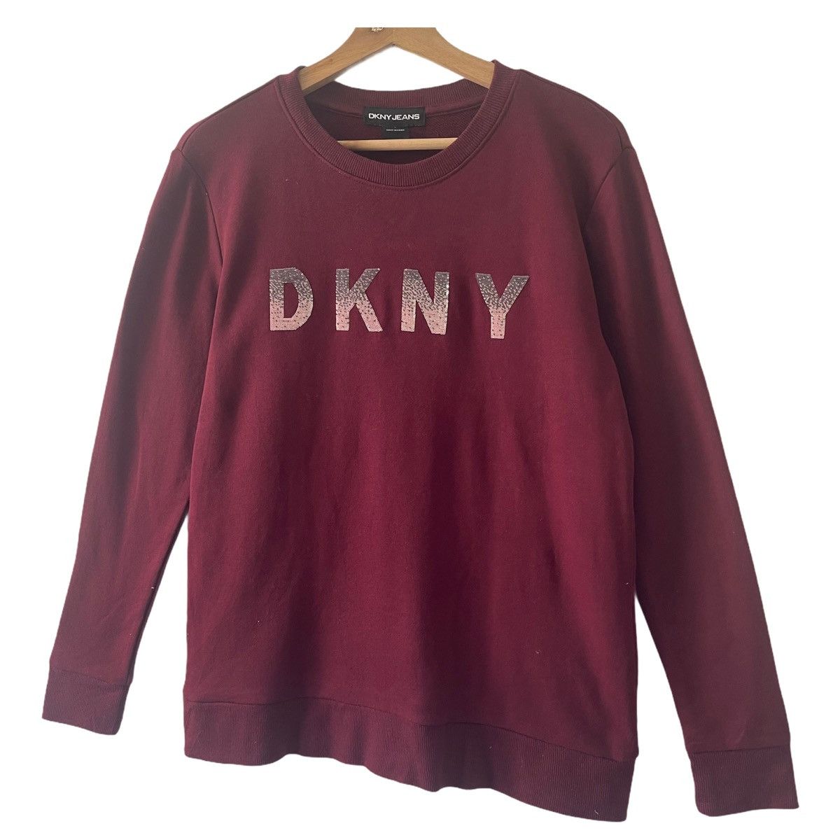 DKNY Vintage 90’s DKNY Crewneck Big Logo Sweatshirt Size M Size US M / EU 48-50 / 2 - 3 Thumbnail