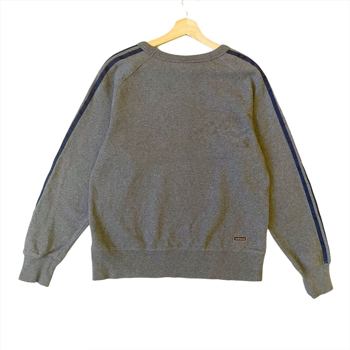 Adidas Vintage Adidas Spellout Logo Embroidered Sweatshirt Size M Size US M / EU 48-50 / 2 - 6 Thumbnail