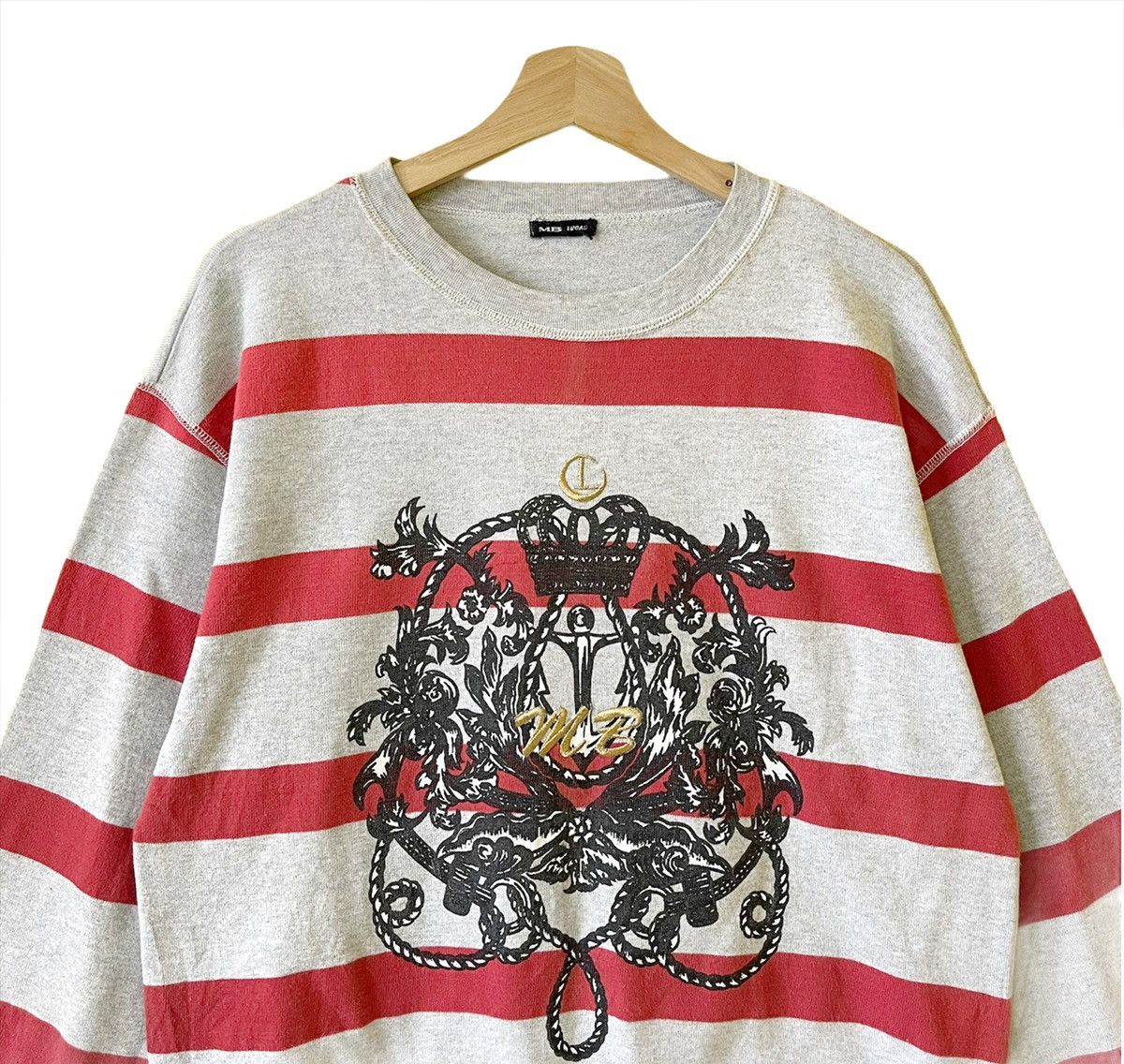 Japanese Brand Mb Lucas Printed Crewneck Sweatshirt Size M Size US M / EU 48-50 / 2 - 4 Thumbnail