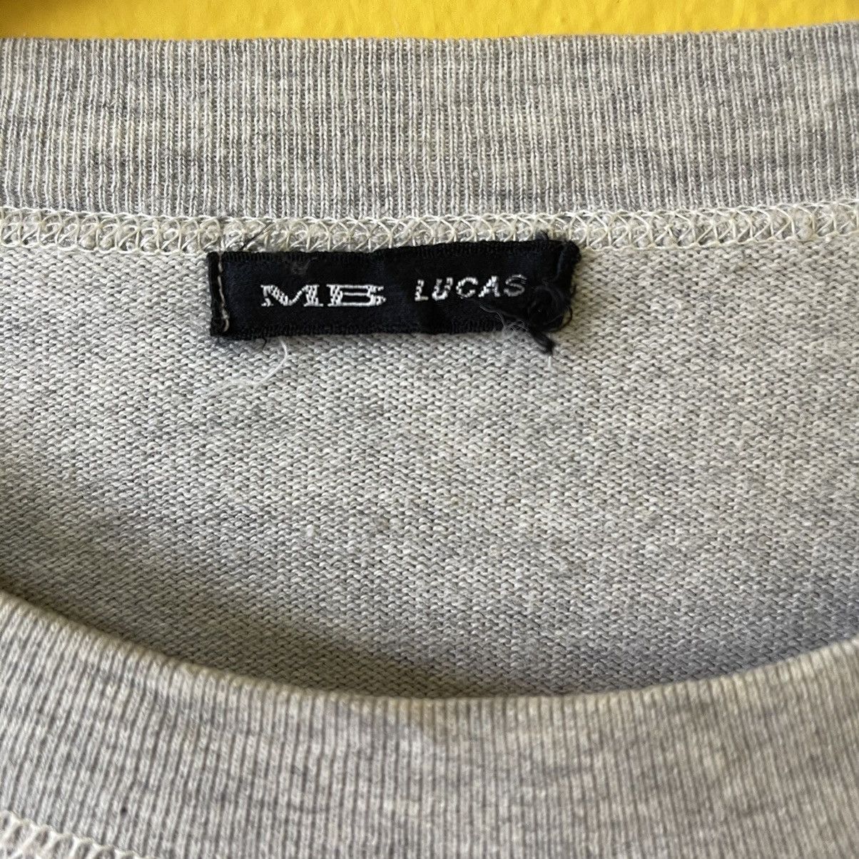 Japanese Brand Mb Lucas Printed Crewneck Sweatshirt Size M Size US M / EU 48-50 / 2 - 7 Thumbnail