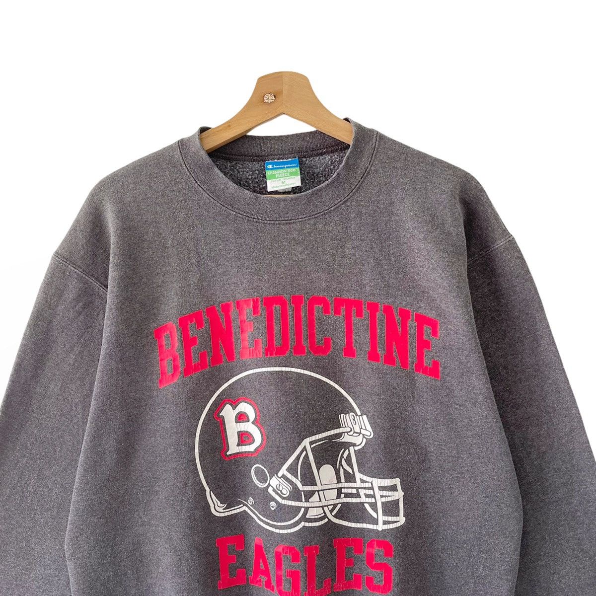 NFL Vintage 90s Benedictine Eagles Crewneck Sweatshirt Size M Size US M / EU 48-50 / 2 - 4 Thumbnail
