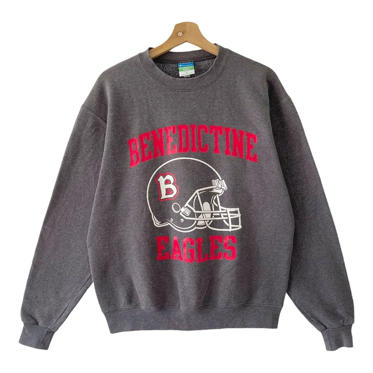 NFL Vintage 90s Benedictine Eagles Crewneck Sweatshirt Size M Size US M / EU 48-50 / 2 - 1 Thumbnail