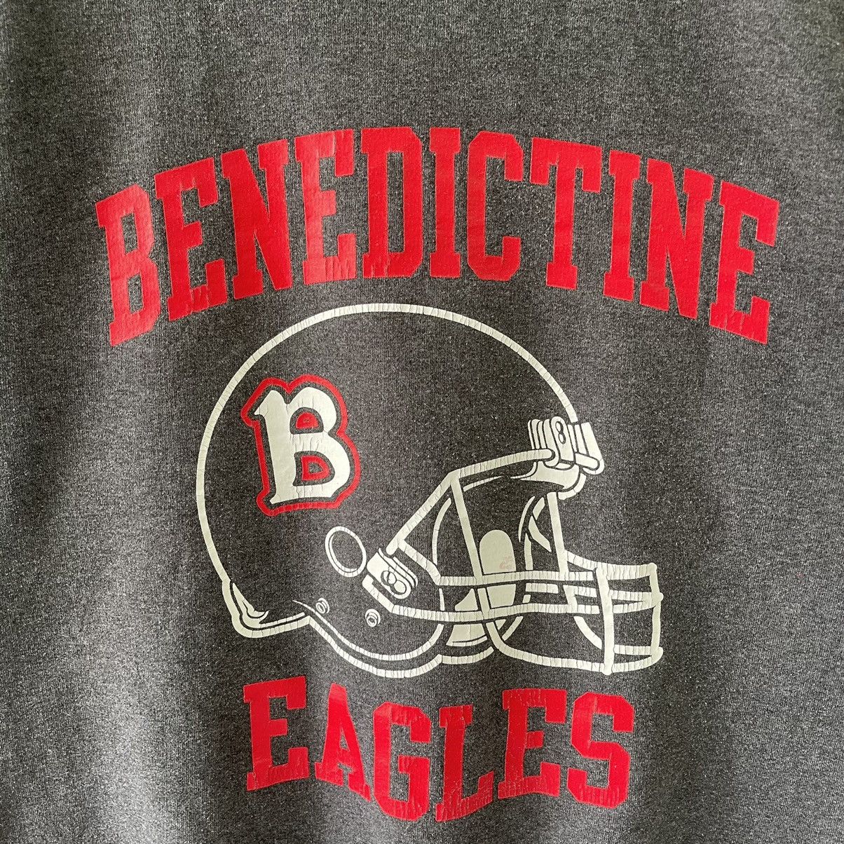 NFL Vintage 90s Benedictine Eagles Crewneck Sweatshirt Size M Size US M / EU 48-50 / 2 - 5 Thumbnail