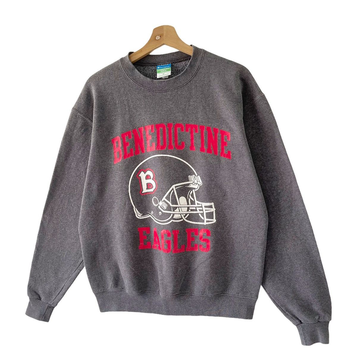 NFL Vintage 90s Benedictine Eagles Crewneck Sweatshirt Size M Size US M / EU 48-50 / 2 - 3 Thumbnail