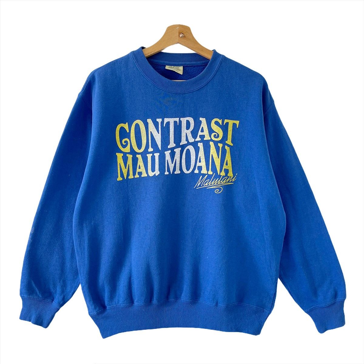 Disney Disney Contrast Mouna and Maui Crewneck Sweatshirt Size M Size US M / EU 48-50 / 2 - 1 Thumbnail