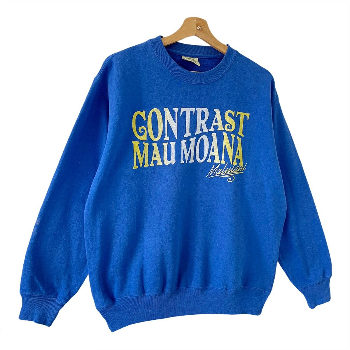 Disney Disney Contrast Mouna and Maui Crewneck Sweatshirt Size M Size US M / EU 48-50 / 2 - 2 Thumbnail