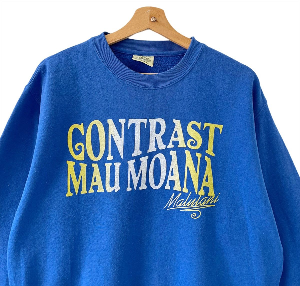 Disney Disney Contrast Mouna and Maui Crewneck Sweatshirt Size M Size US M / EU 48-50 / 2 - 4 Thumbnail