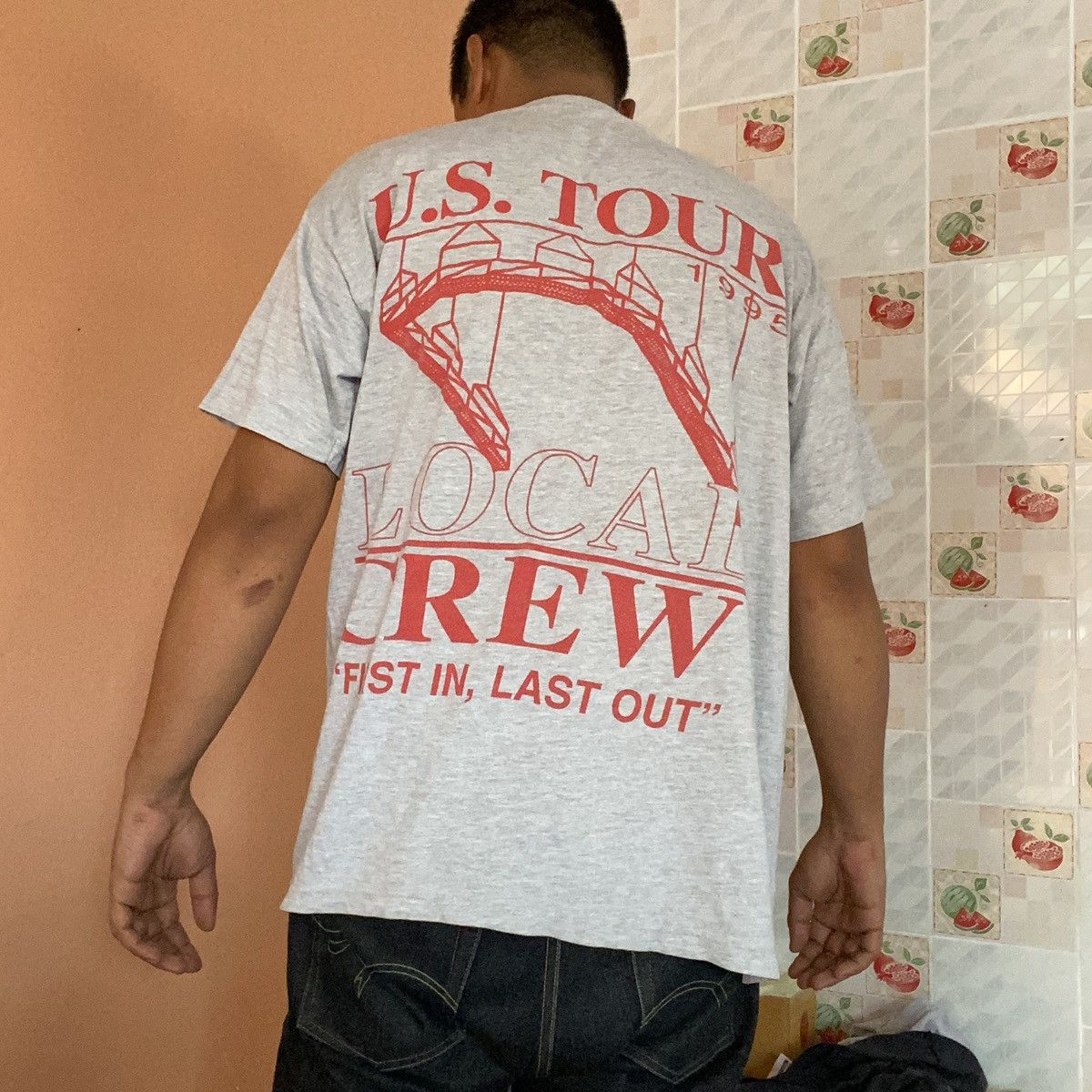 Band Tees × Vintage Rare Vintage 1995 Boyz II Men Local Crew Size US XL / EU 56 / 4 - 1 Thumbnail
