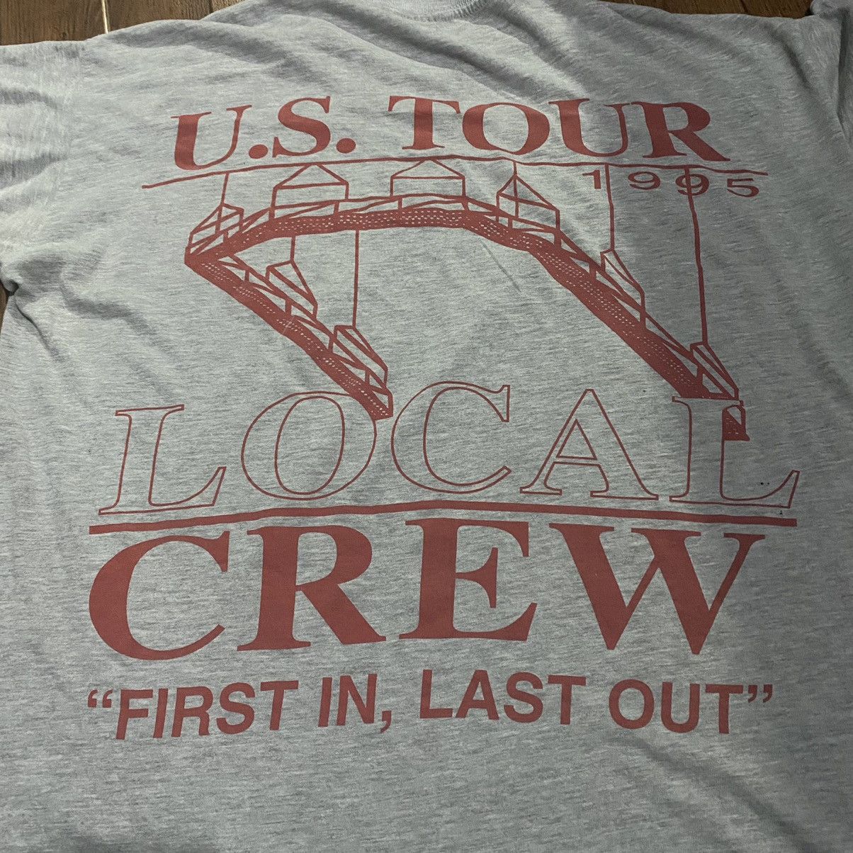Band Tees × Vintage Rare Vintage 1995 Boyz II Men Local Crew Size US XL / EU 56 / 4 - 4 Thumbnail