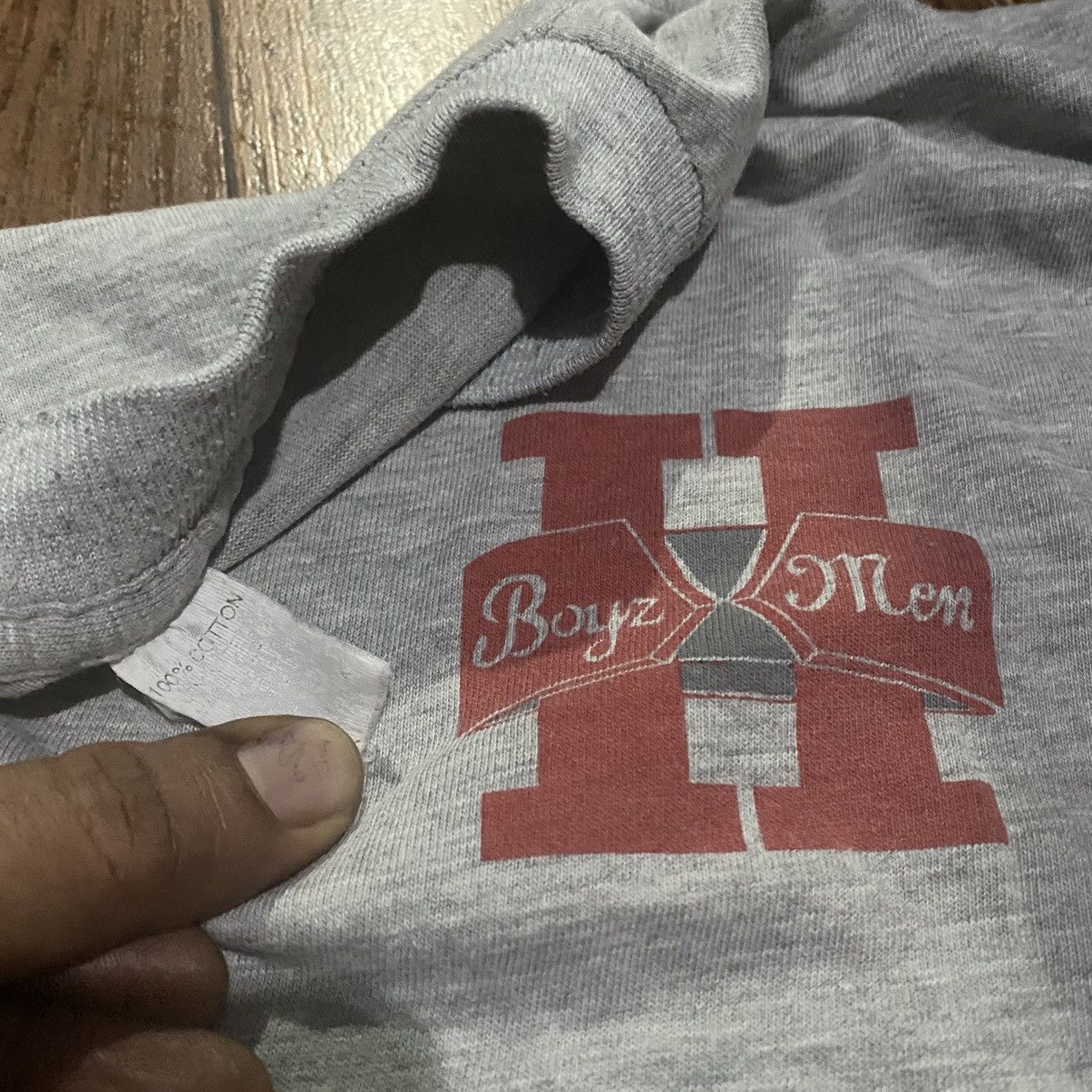 Band Tees × Vintage Rare Vintage 1995 Boyz II Men Local Crew Size US XL / EU 56 / 4 - 3 Thumbnail