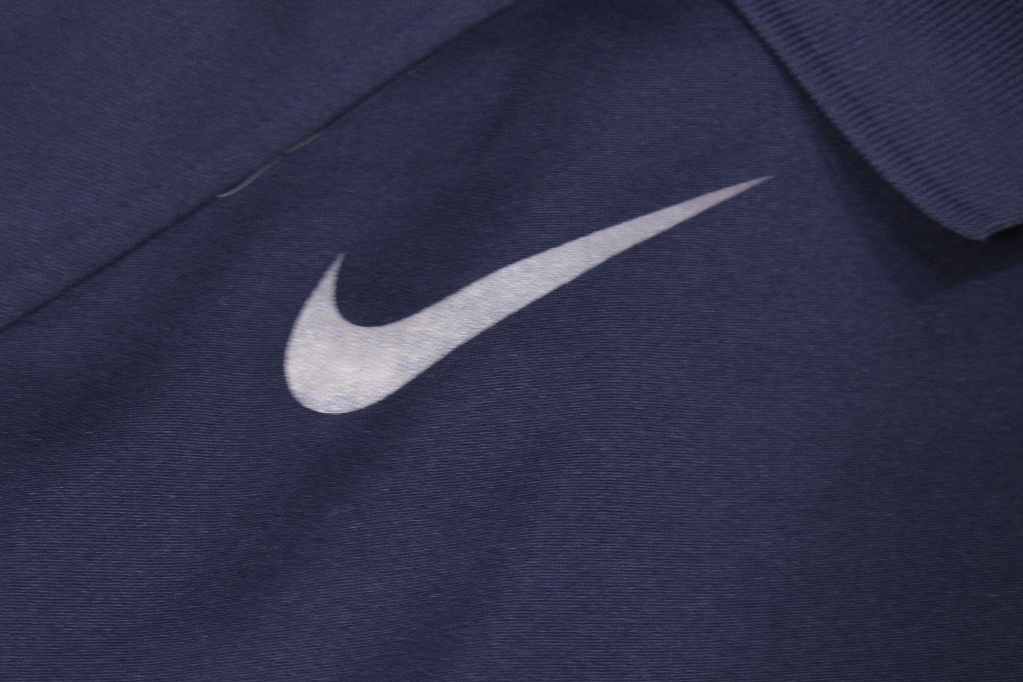 Nike Swoosh Logo Zip Stretch Polo Size US XL / EU 56 / 4 - 5 Thumbnail