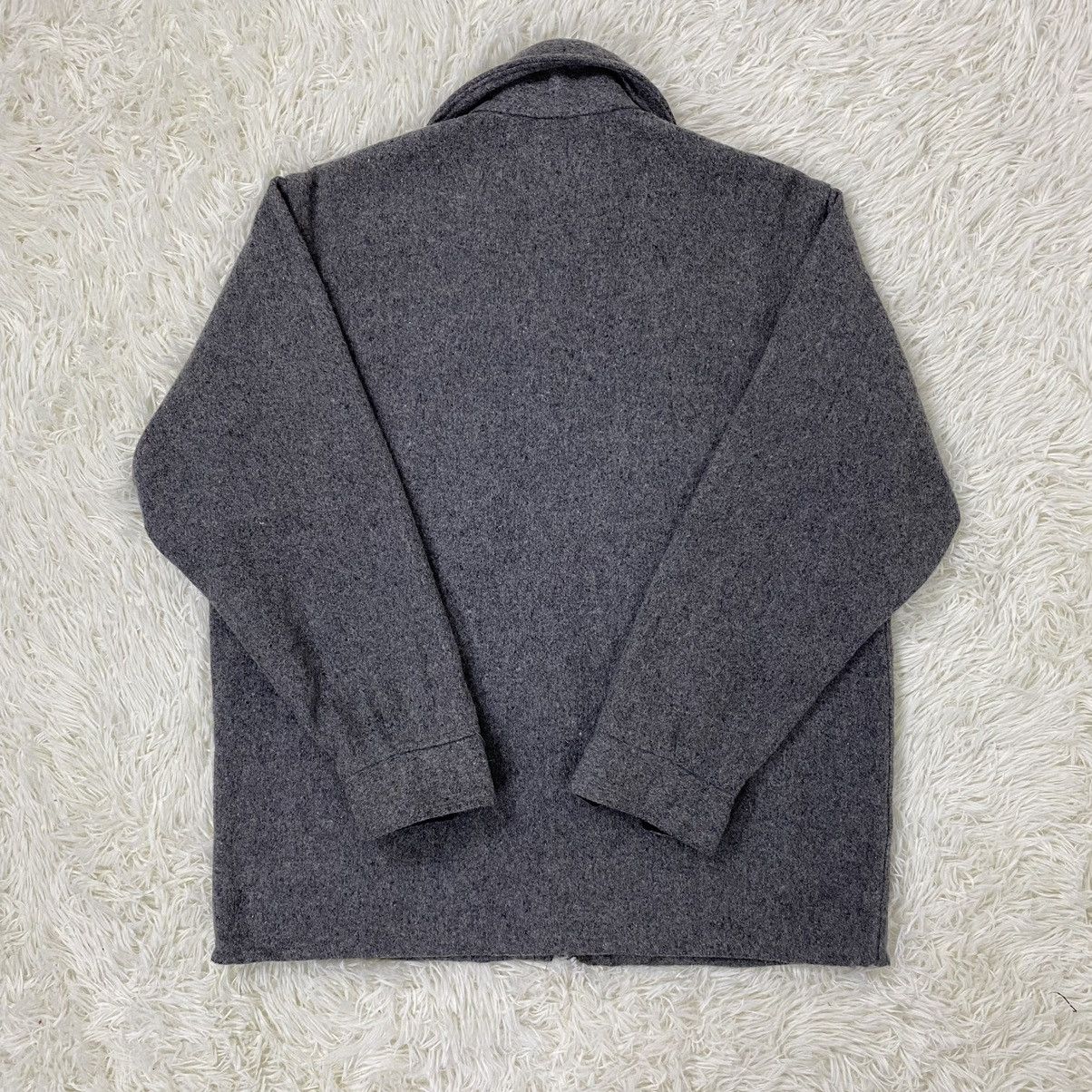 Vintage NICE DESIGN MELTON OUTWEAR WOOL WORKER STYLE JACKET Size US M / EU 48-50 / 2 - 2 Thumbnail
