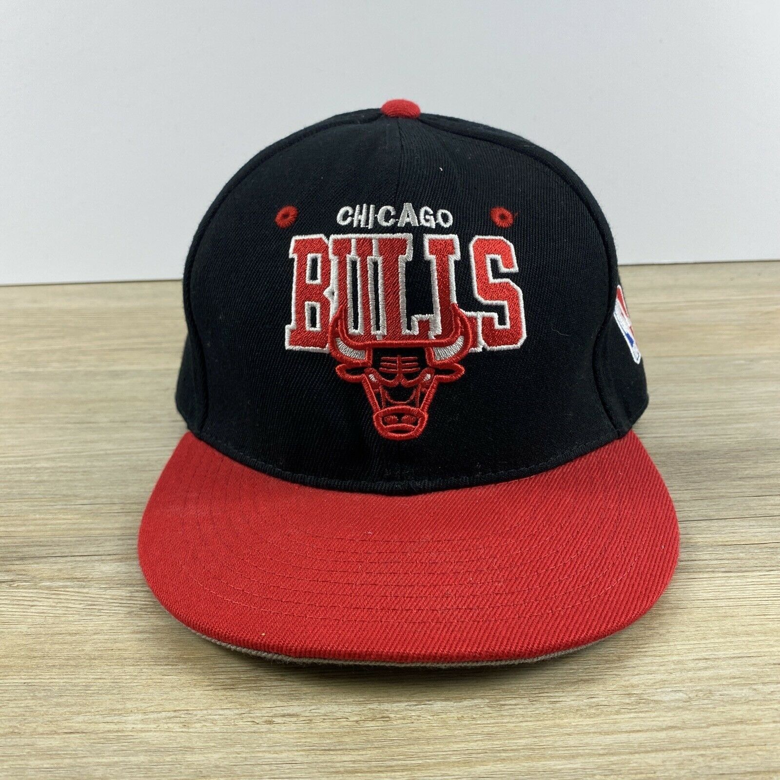 Mitchell & Ness Juice WRLD x Chicago Bulls Strapback Hat Red