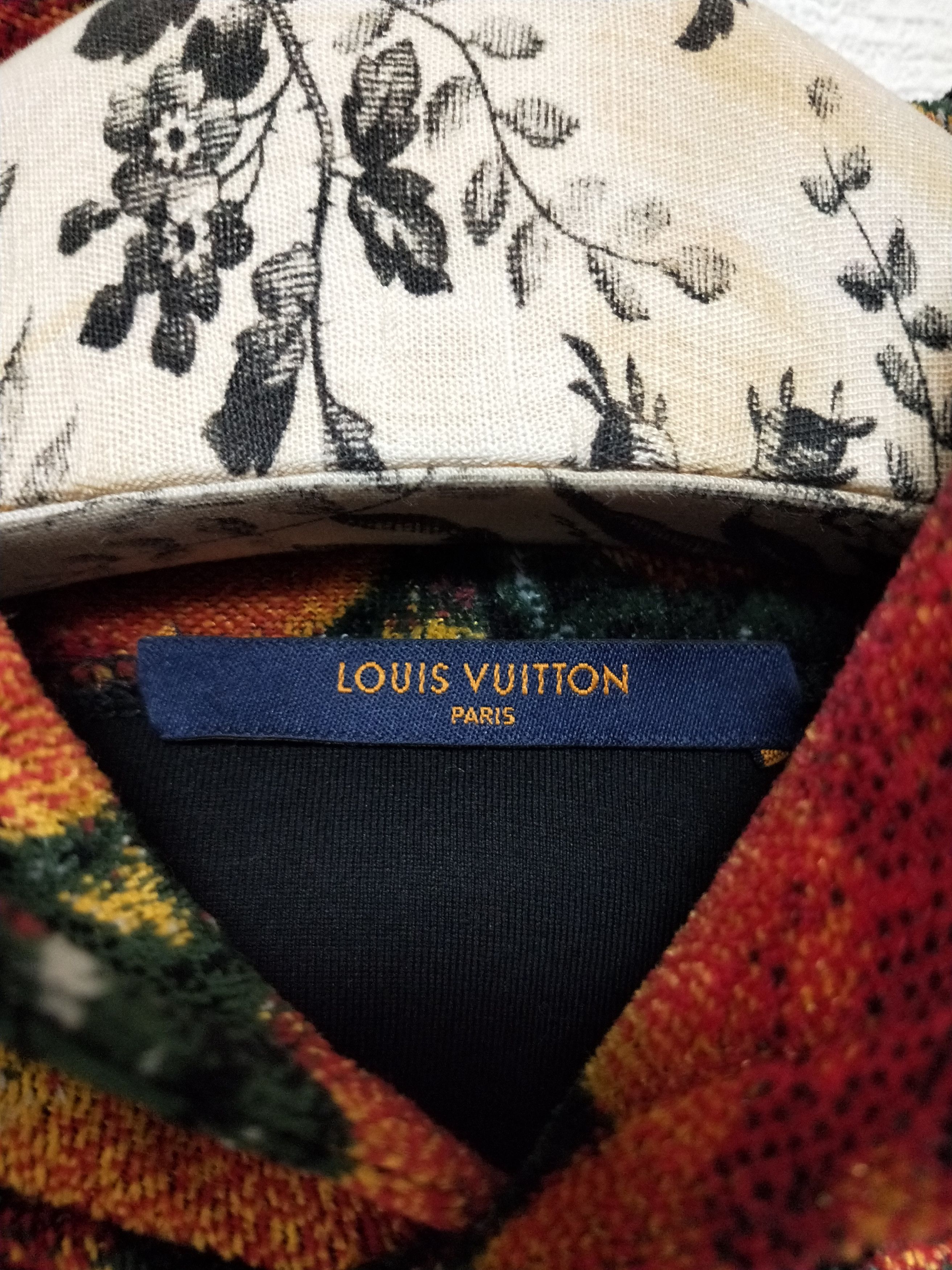 Louis Vuitton × Virgil Abloh 'Poppies' Velour Hoodie Size US S / EU 44-46 / 1 - 4 Thumbnail