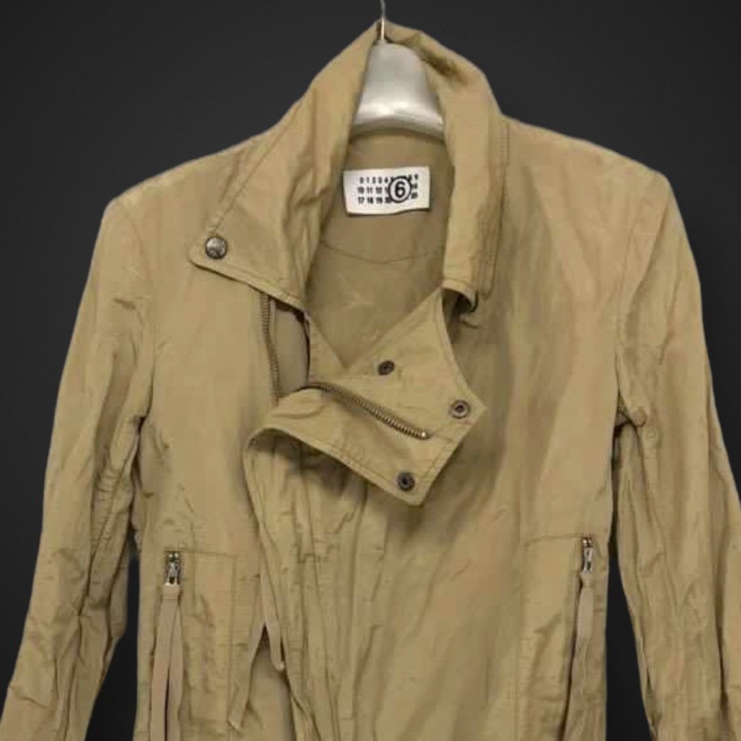 Maison Margiela MM6 - Nylon Motorcycle Jacket - Womens Size XS / US 0-2 / IT 36-38 - 2 Thumbnail