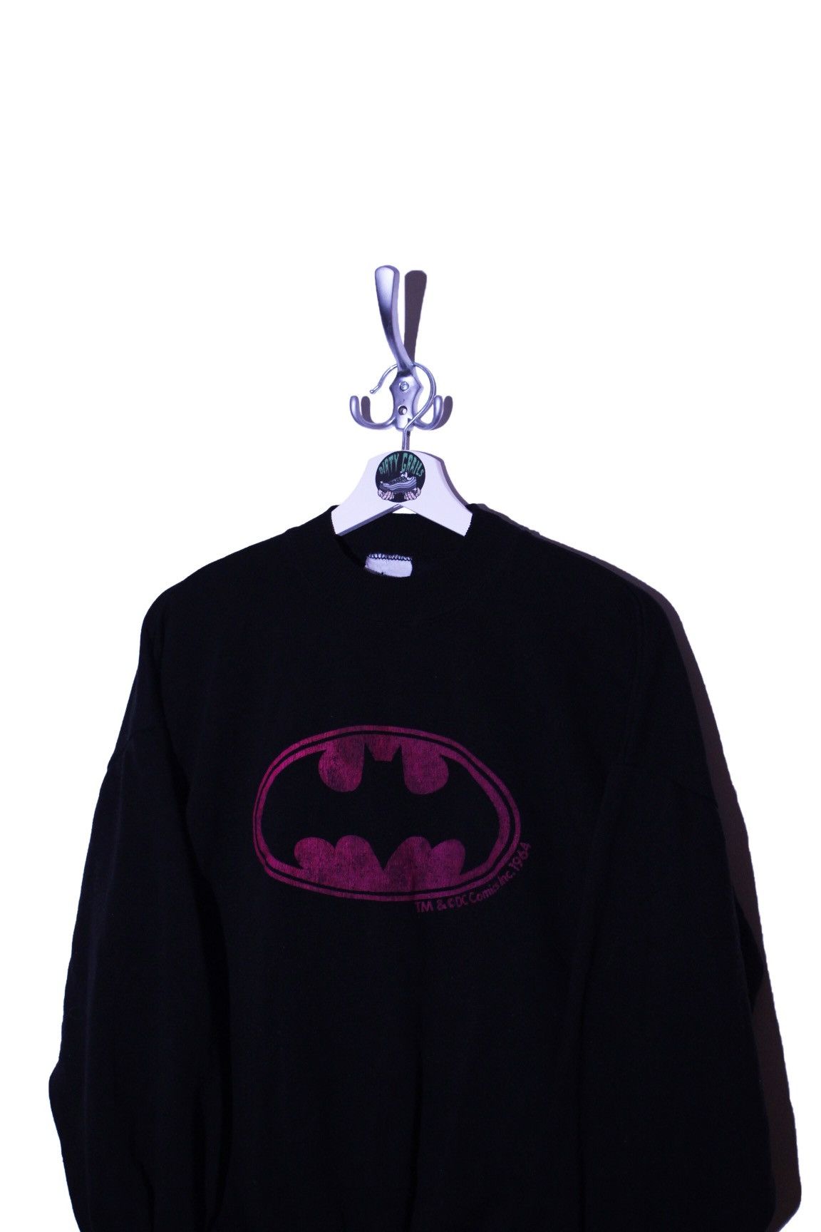 DC Comics × Vintage Vintage 80s Batman Sweatshirt 1964 DC Comic Crewneck retro Size US M / EU 48-50 / 2 - 2 Thumbnail
