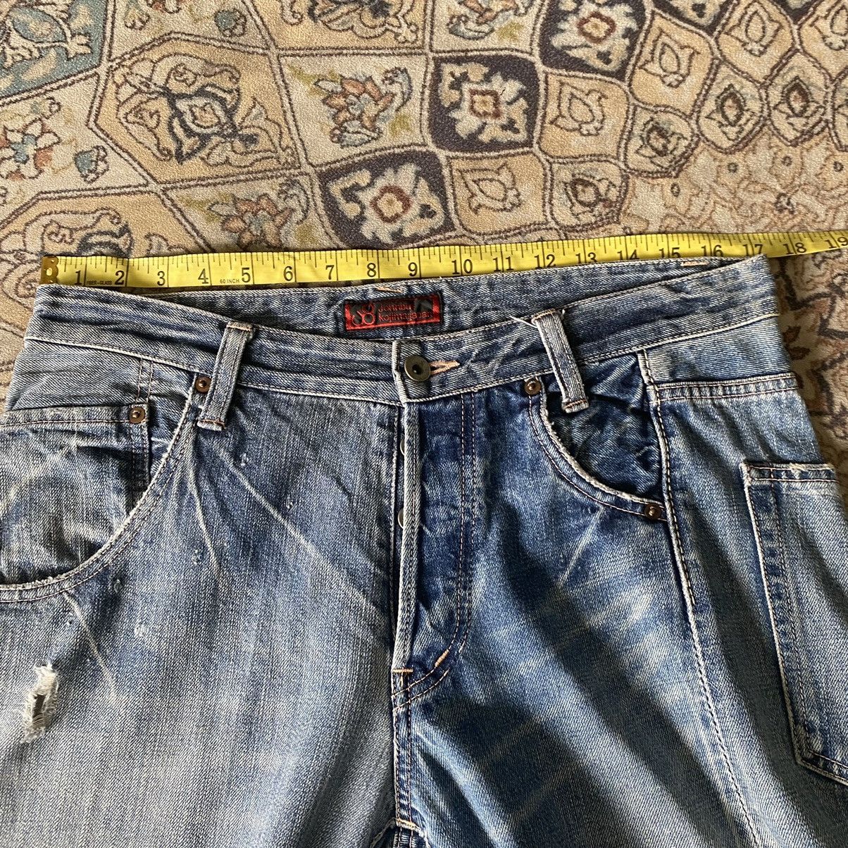 Japanese Brand Johnbull Kojima Denim Selvedge Assymetric Jeans Size US 34 / EU 50 - 14 Thumbnail