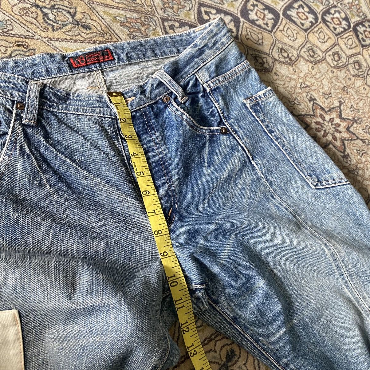 Japanese Brand Johnbull Kojima Denim Selvedge Assymetric Jeans Size US 34 / EU 50 - 20 Thumbnail
