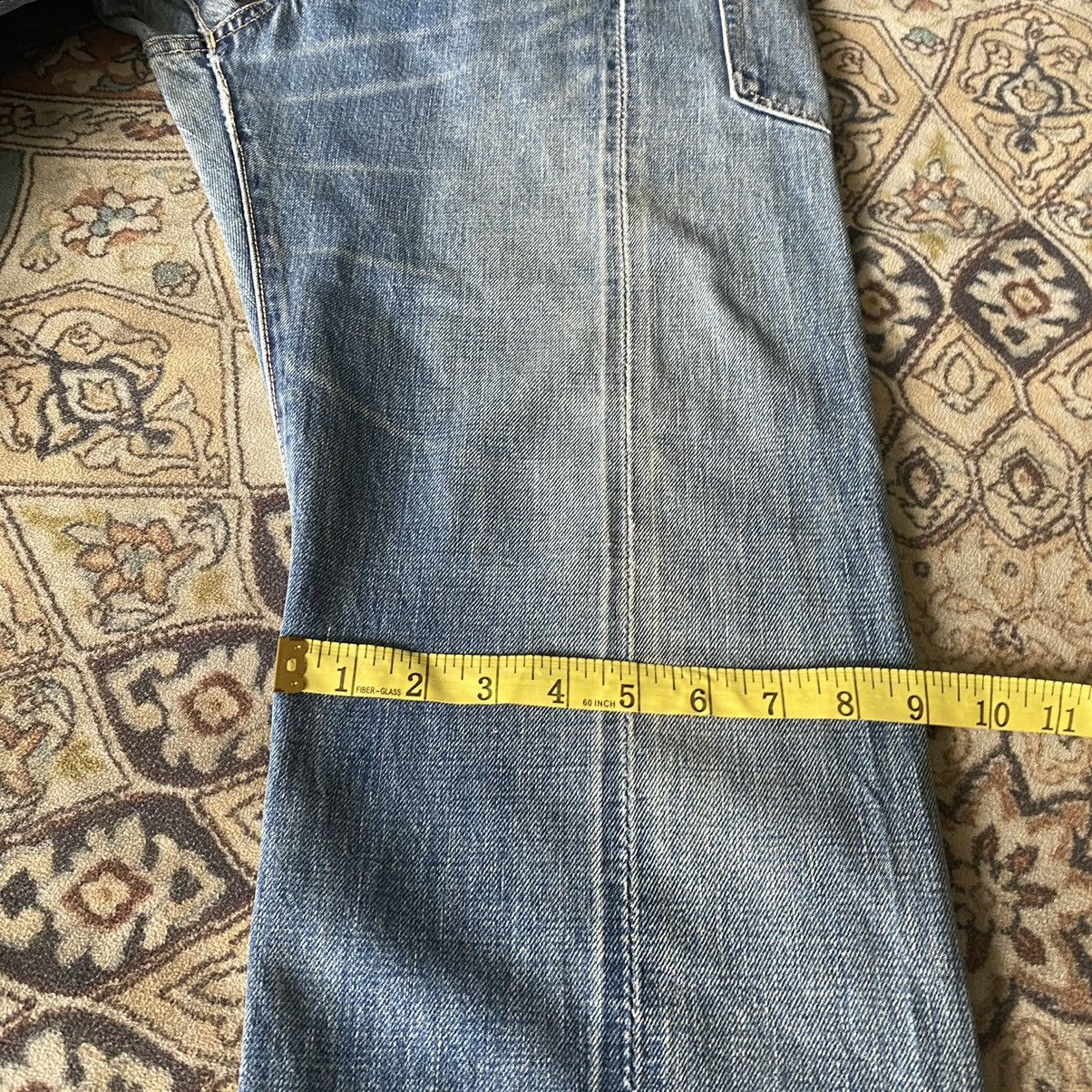 Japanese Brand Johnbull Kojima Denim Selvedge Assymetric Jeans Size US 34 / EU 50 - 18 Thumbnail