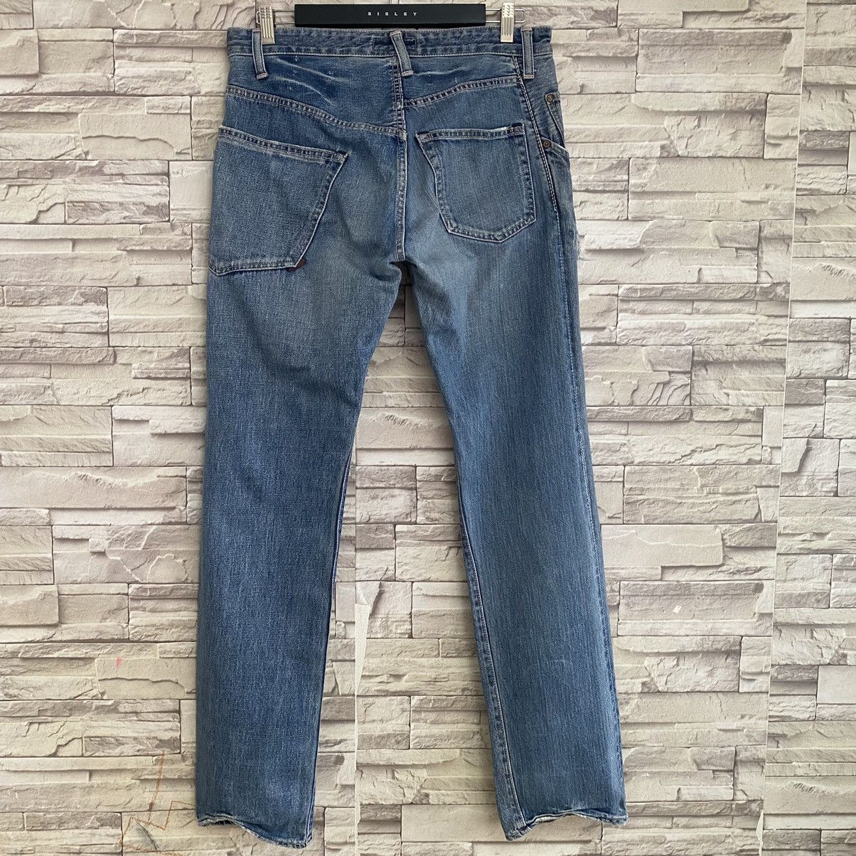 Japanese Brand Johnbull Kojima Denim Selvedge Assymetric Jeans Size US 34 / EU 50 - 8 Thumbnail