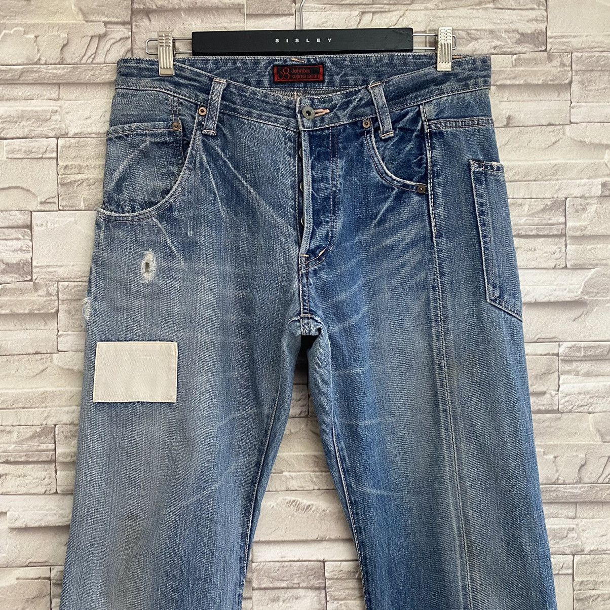 Japanese Brand Johnbull Kojima Denim Selvedge Assymetric Jeans Size US 34 / EU 50 - 4 Thumbnail