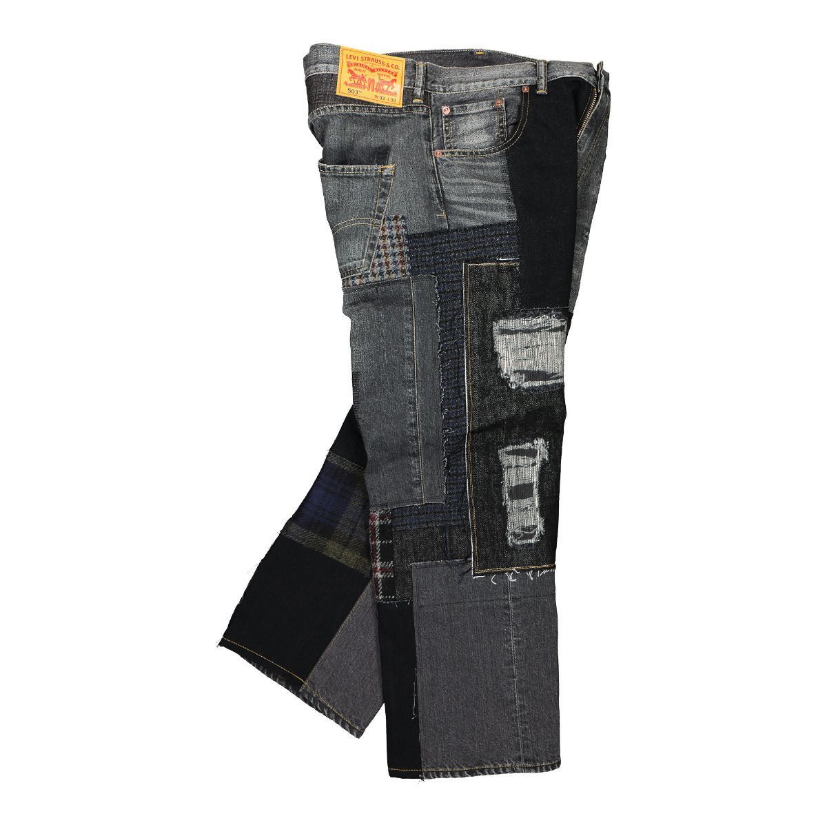 Comme des Garcons × Junya Watanabe × Levi's Junya Watanabe x Levi's 503 customized patchwork denim Size US 32 / EU 48 - 3 Thumbnail