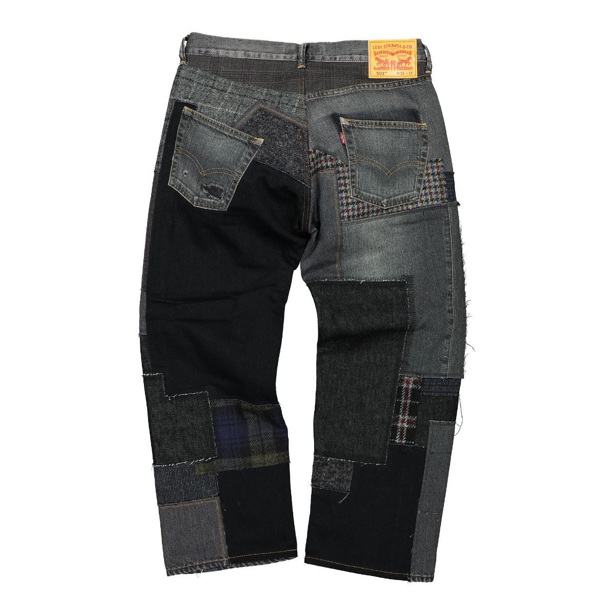 Comme des Garcons × Junya Watanabe × Levi's Junya Watanabe x Levi's 503 customized patchwork denim Size US 32 / EU 48 - 2 Thumbnail