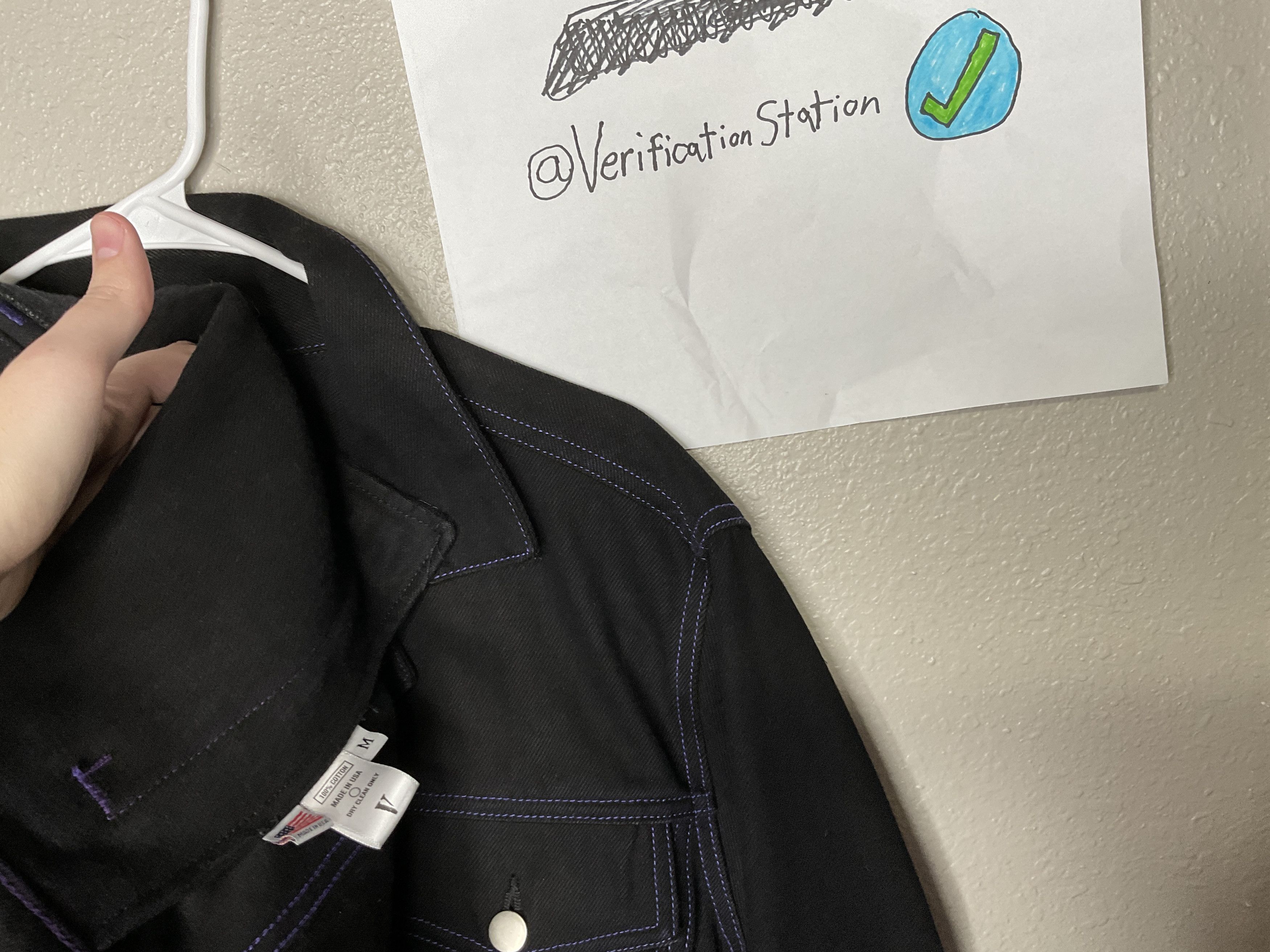 Vlone *NEW* Vlone FRIENDS Denim Jacket Purple M Size US M / EU 48-50 / 2 - 4 Thumbnail