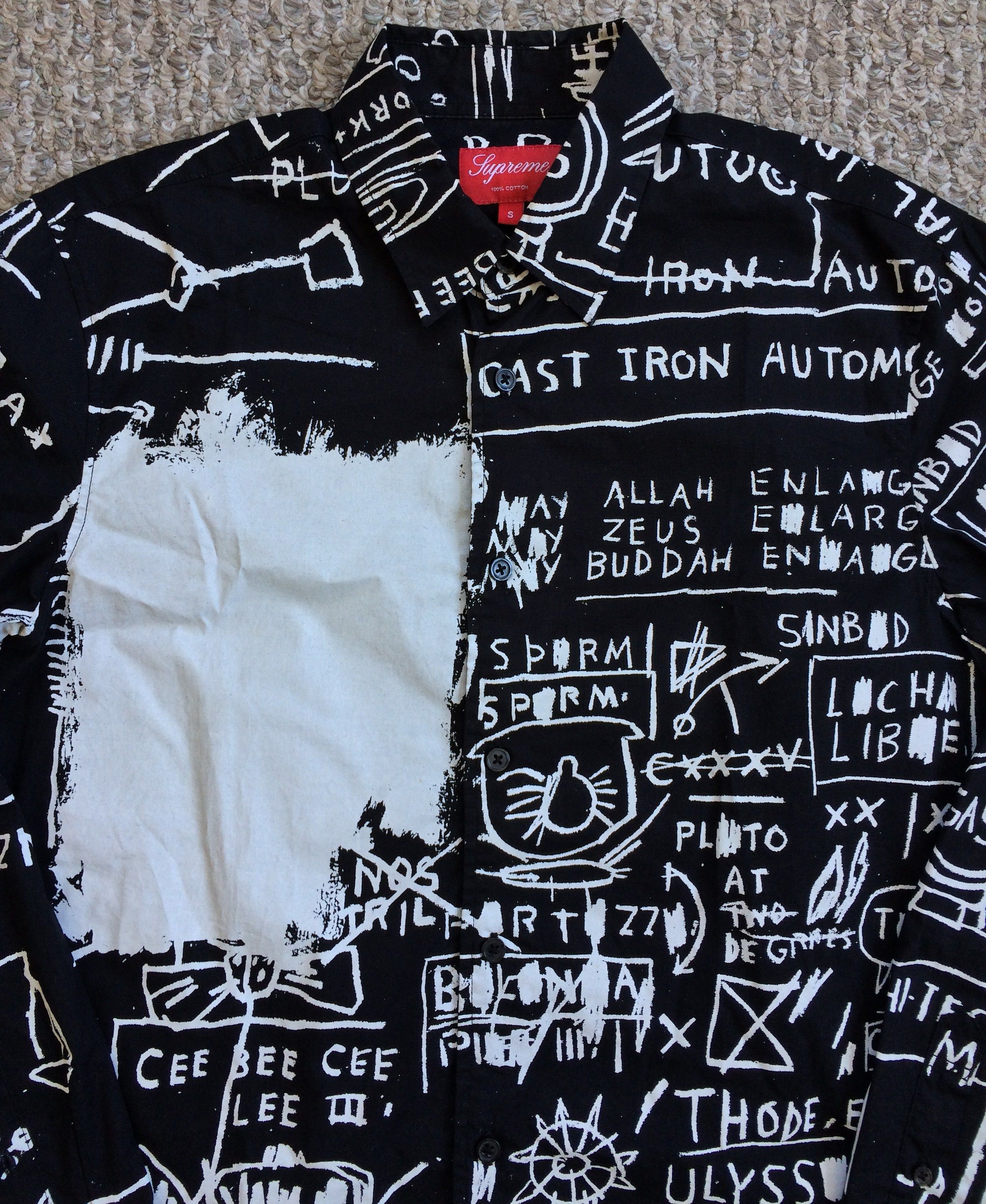 Jean-Michel Basquiat × Supreme F/W 2013 Basquiat x Supreme Button-up Shirt size small Size US S / EU 44-46 / 1 - 2 Thumbnail