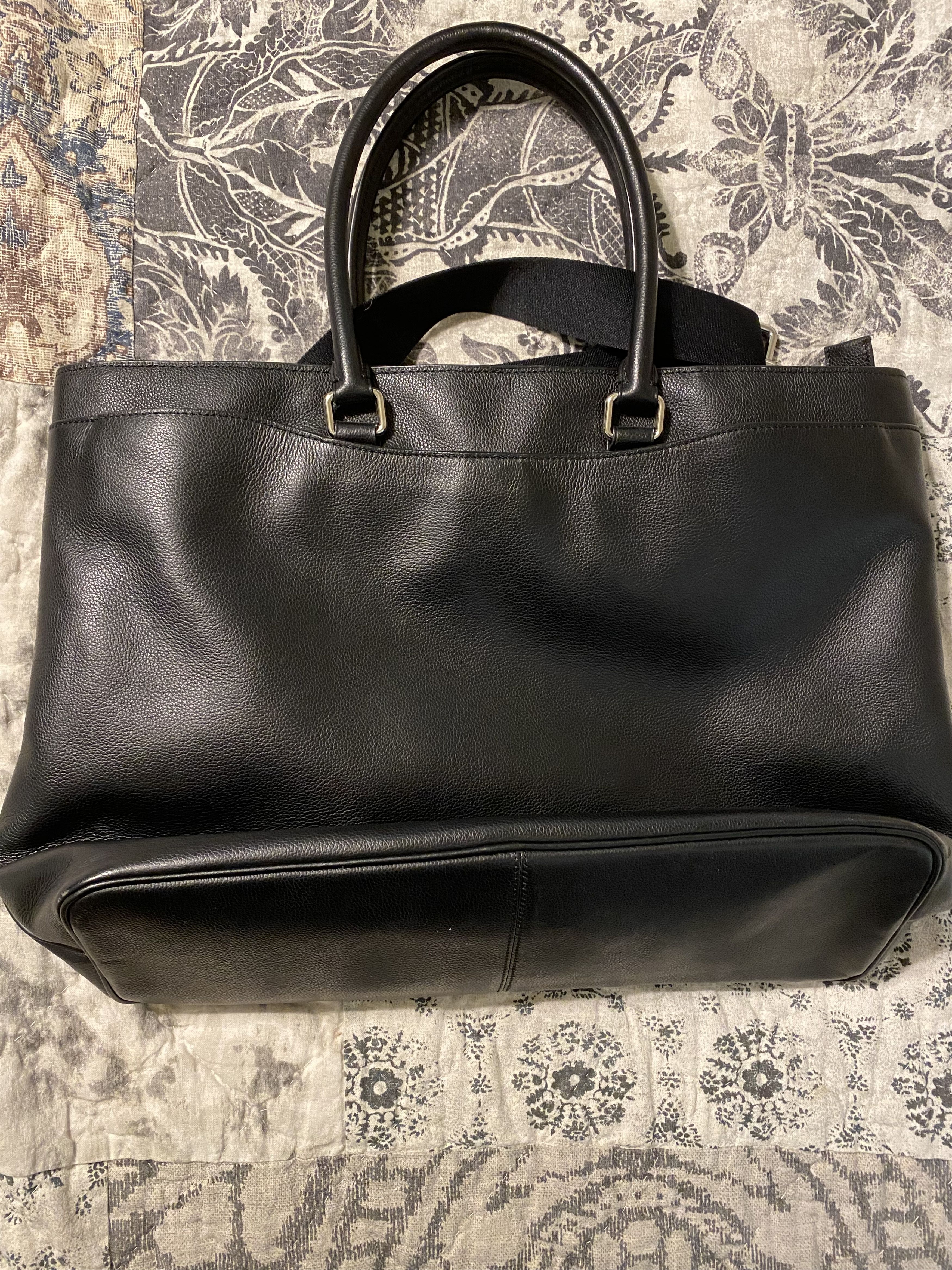 Coach Coach black leather tote Size ONE SIZE - 1 Thumbnail