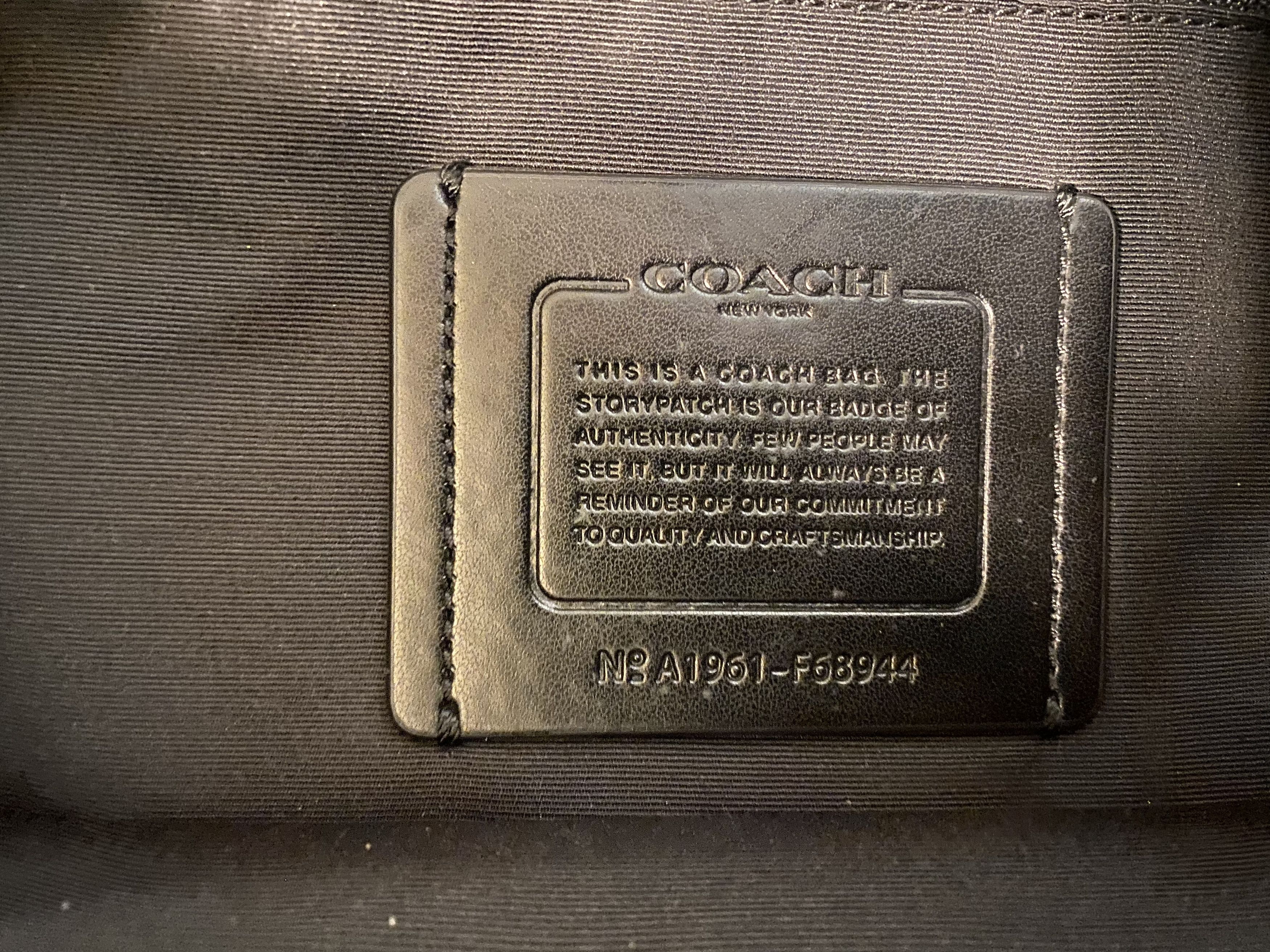 Coach Coach black leather tote Size ONE SIZE - 4 Thumbnail
