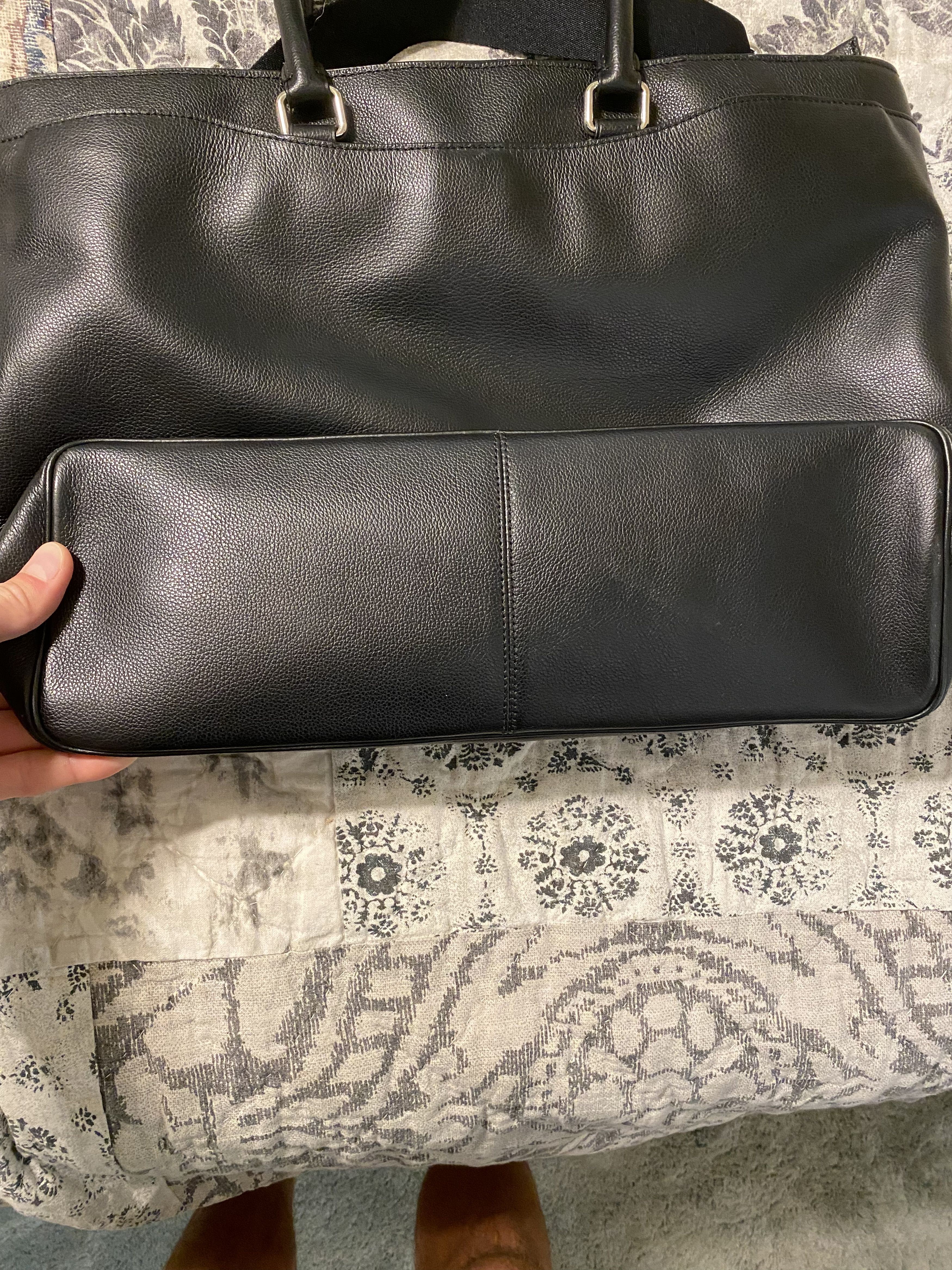 Coach Coach black leather tote Size ONE SIZE - 2 Thumbnail