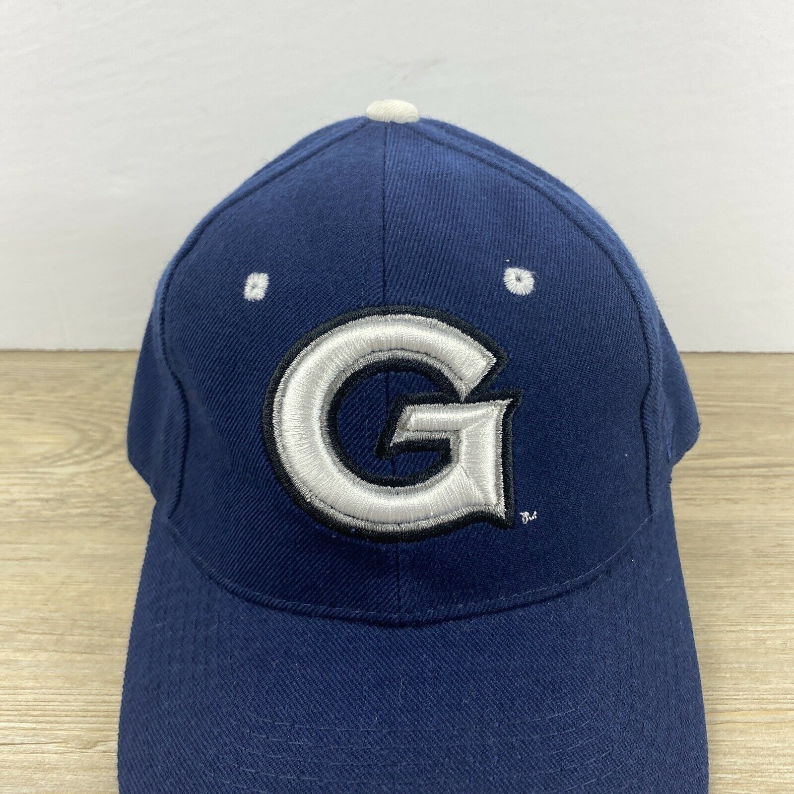 Zephyr Georgetown Hoyas Hat Navy NCAA Size 6 3/4 Fitted Hat Size ONE SIZE - 2 Preview