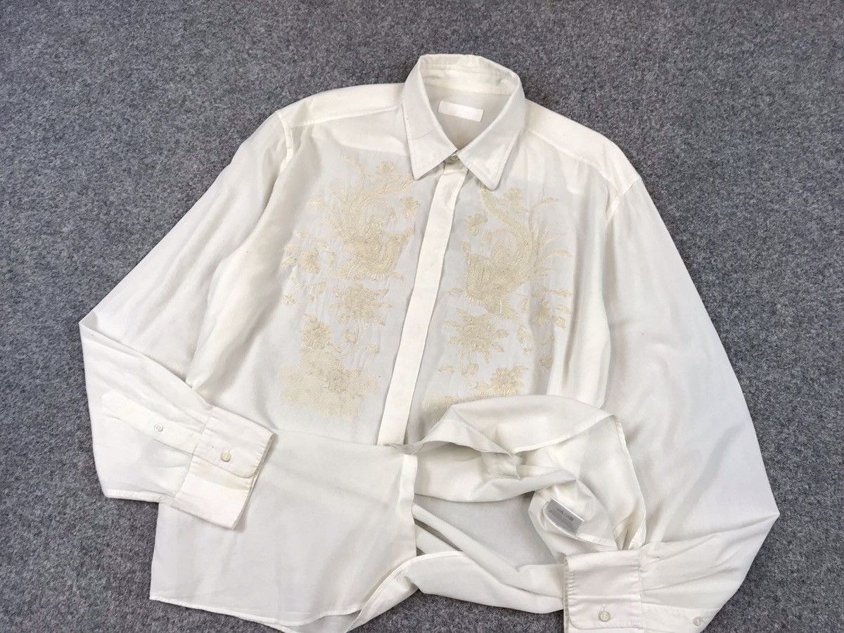 Nicole Farhi Nicole Farhi embroidered shirt Size US XL / EU 56 / 4 - 15 Thumbnail
