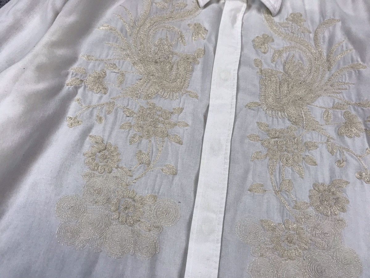 Nicole Farhi Nicole Farhi embroidered shirt Size US XL / EU 56 / 4 - 4 Thumbnail