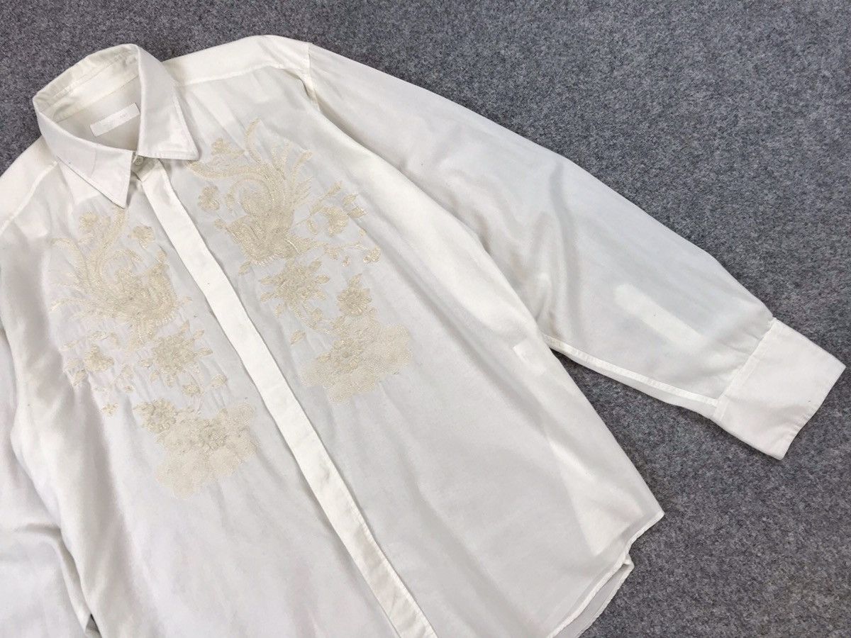 Nicole Farhi Nicole Farhi embroidered shirt Size US XL / EU 56 / 4 - 3 Thumbnail