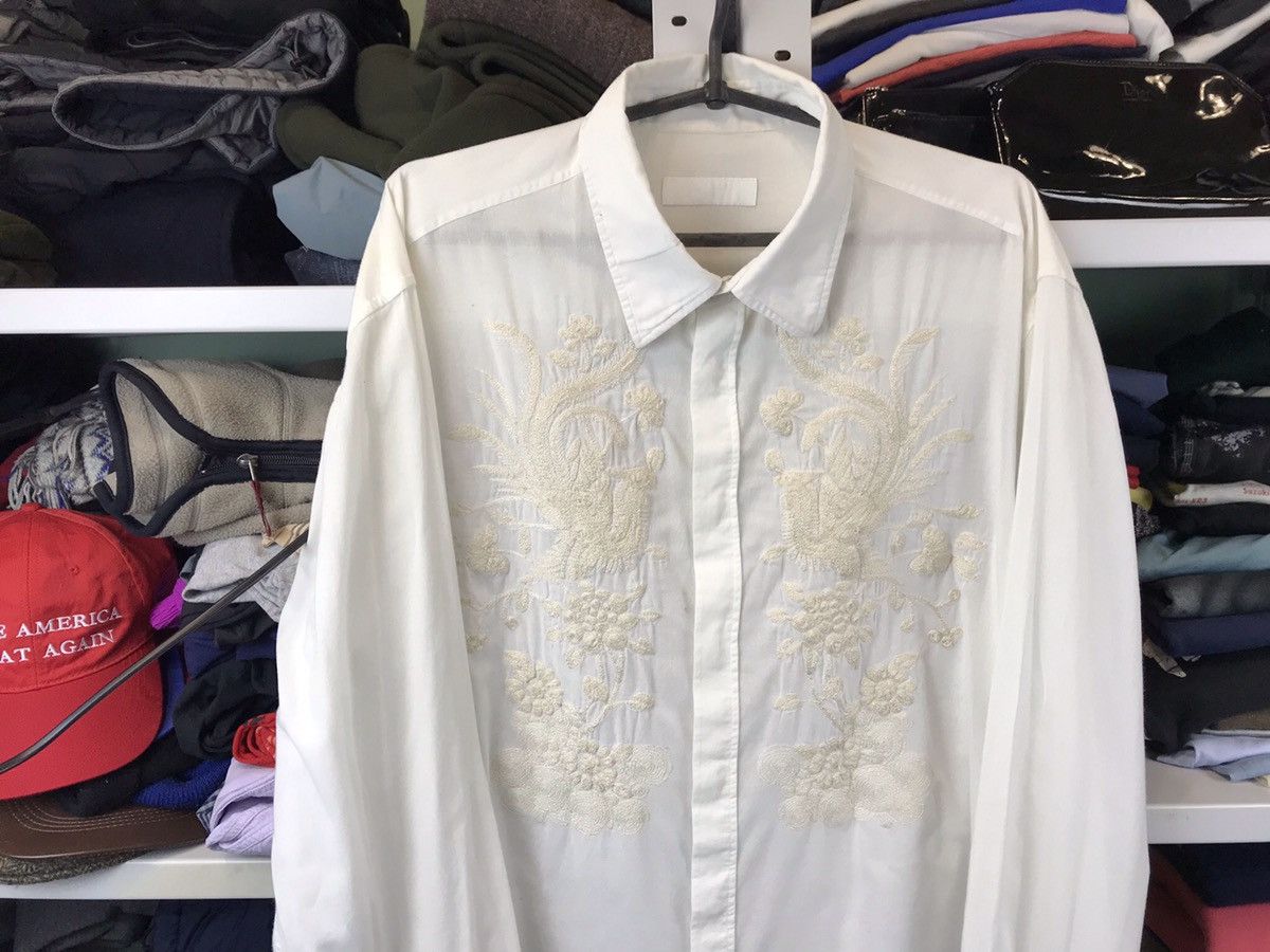 Nicole Farhi Nicole Farhi embroidered shirt Size US XL / EU 56 / 4 - 18 Thumbnail