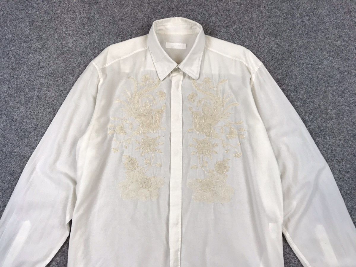 Nicole Farhi Nicole Farhi embroidered shirt Size US XL / EU 56 / 4 - 19 Thumbnail