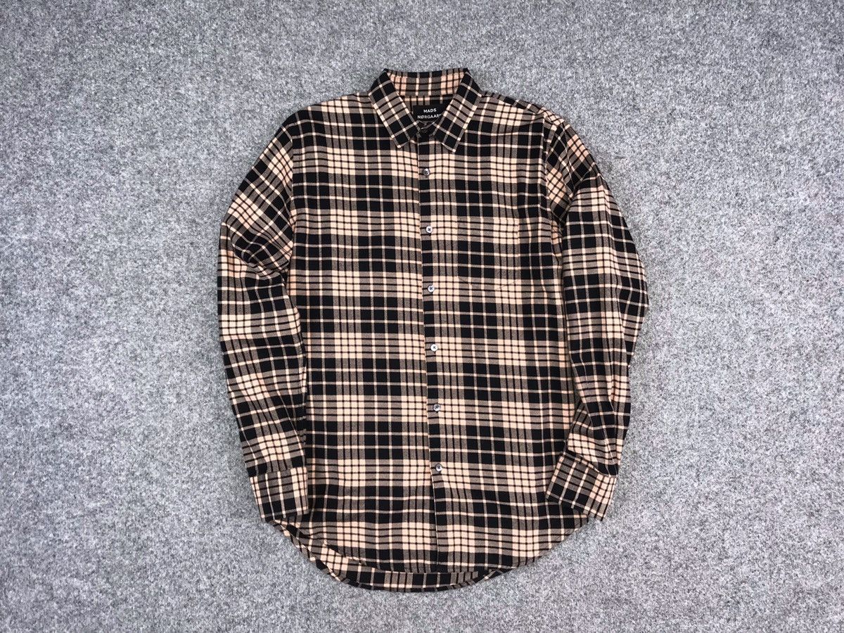 Mads Norgaard Flannel Shirt Size US M / EU 48-50 / 2 - 2 Thumbnail
