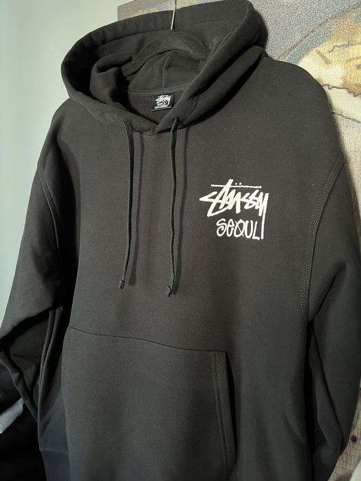 Stussy Black Stussy Seoul Hoodie | Grailed