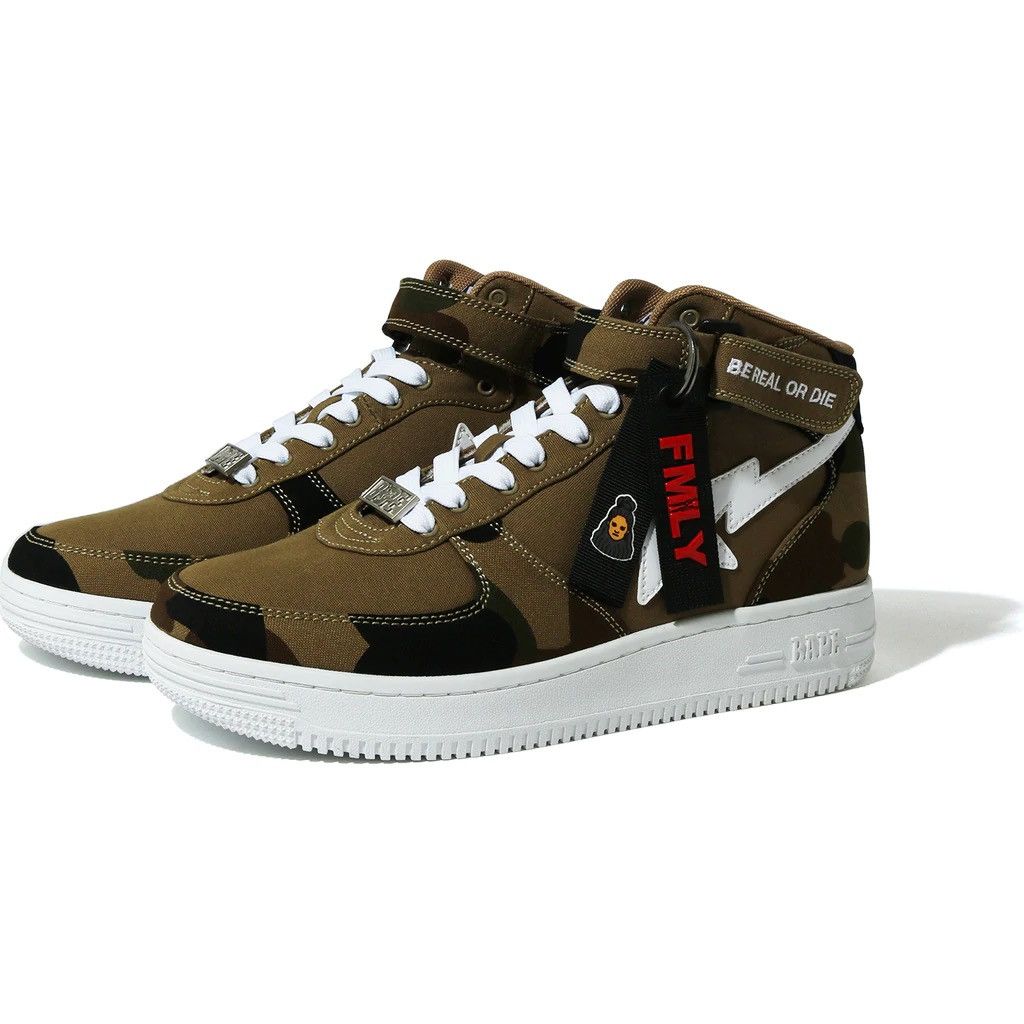 A Bathing Ape Bape x Jessie Reyez Bapesta Mid Brown Camo 13