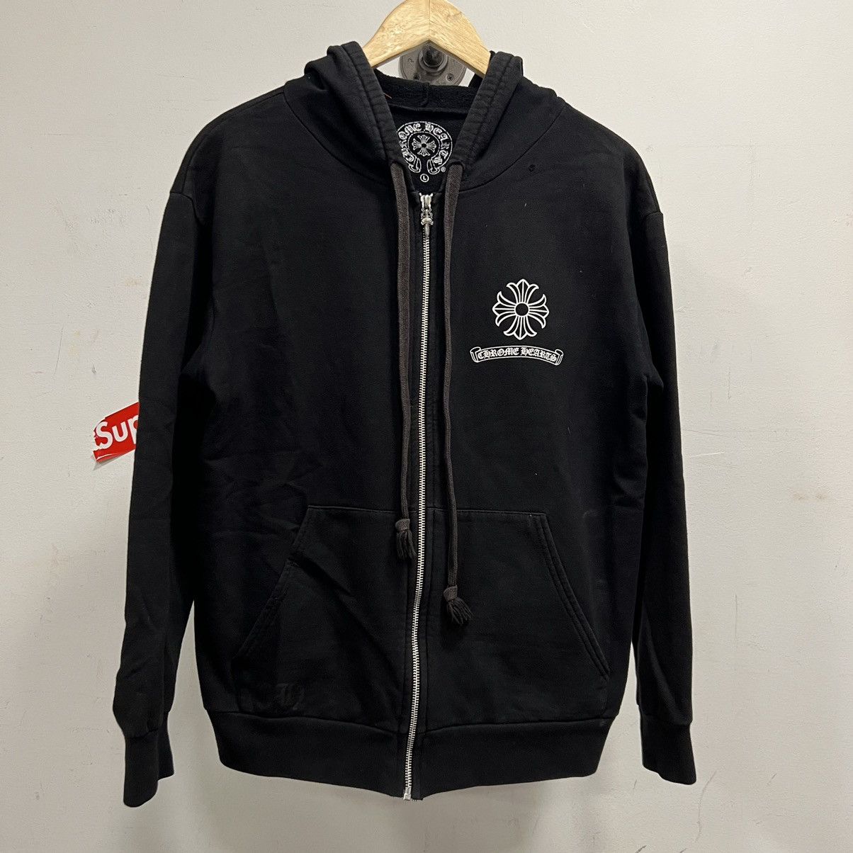 Chrome Hearts Chrome Hearts Back Arch Zip Hoodie | Grailed