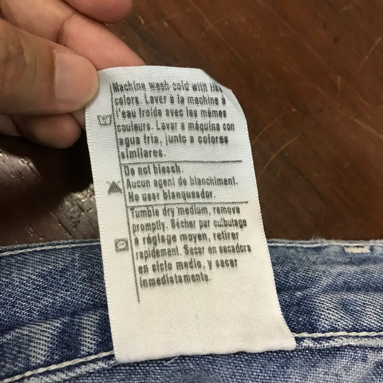 Carhartt × Vintage 💣CARHATT CARPENTER Workwear Custom Multi Logo Denim Jeans Size US 31 - 16 Thumbnail