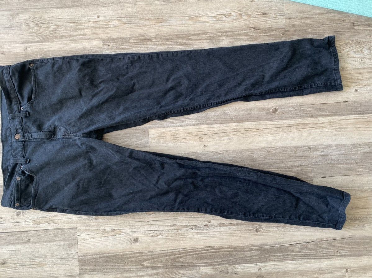 Levi’s 511 black washed denim