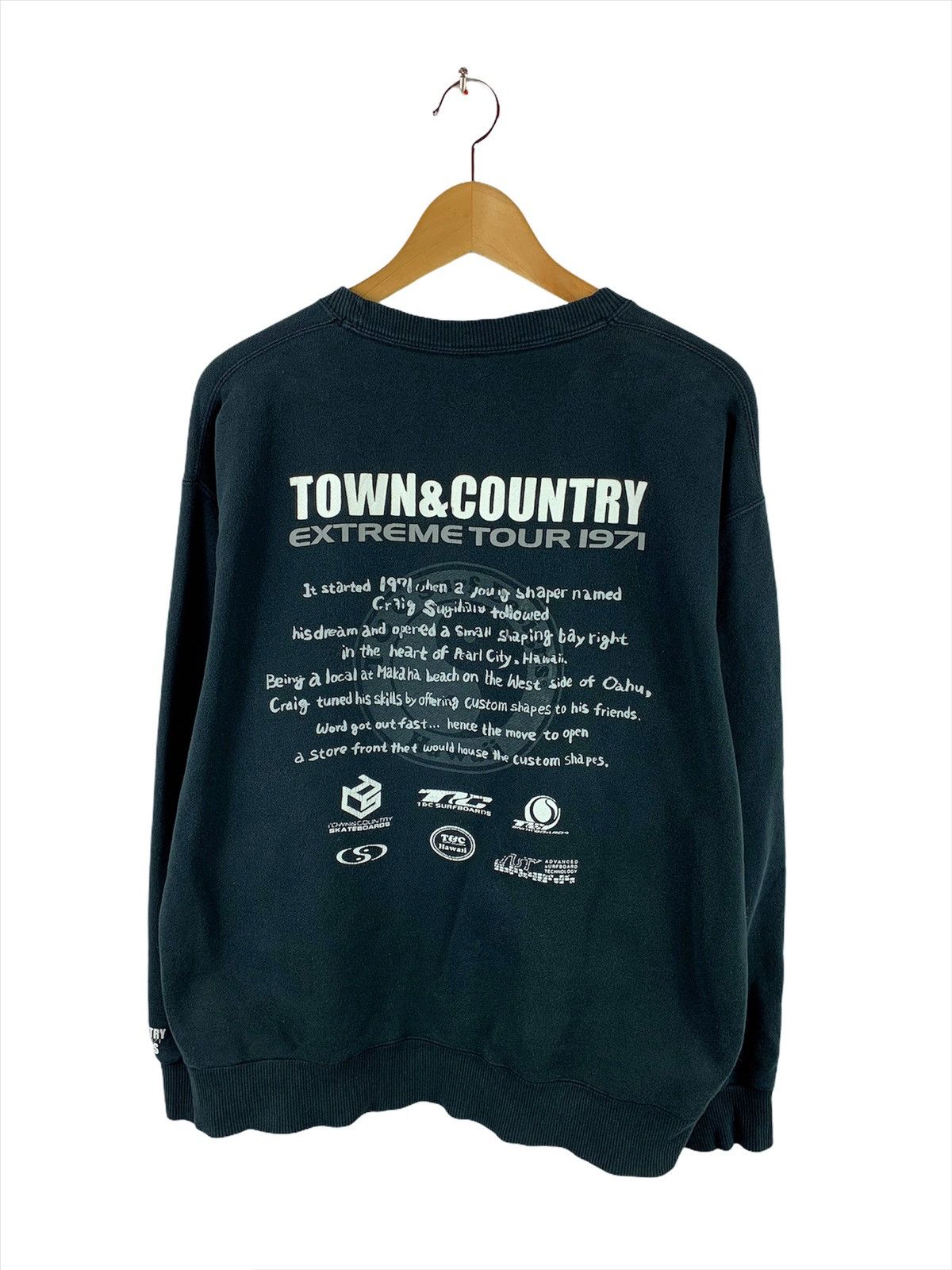Vintage Vintage T&C Surf Hawaii Sweatshirt Size US M / EU 48-50 / 2 - 1 Thumbnail