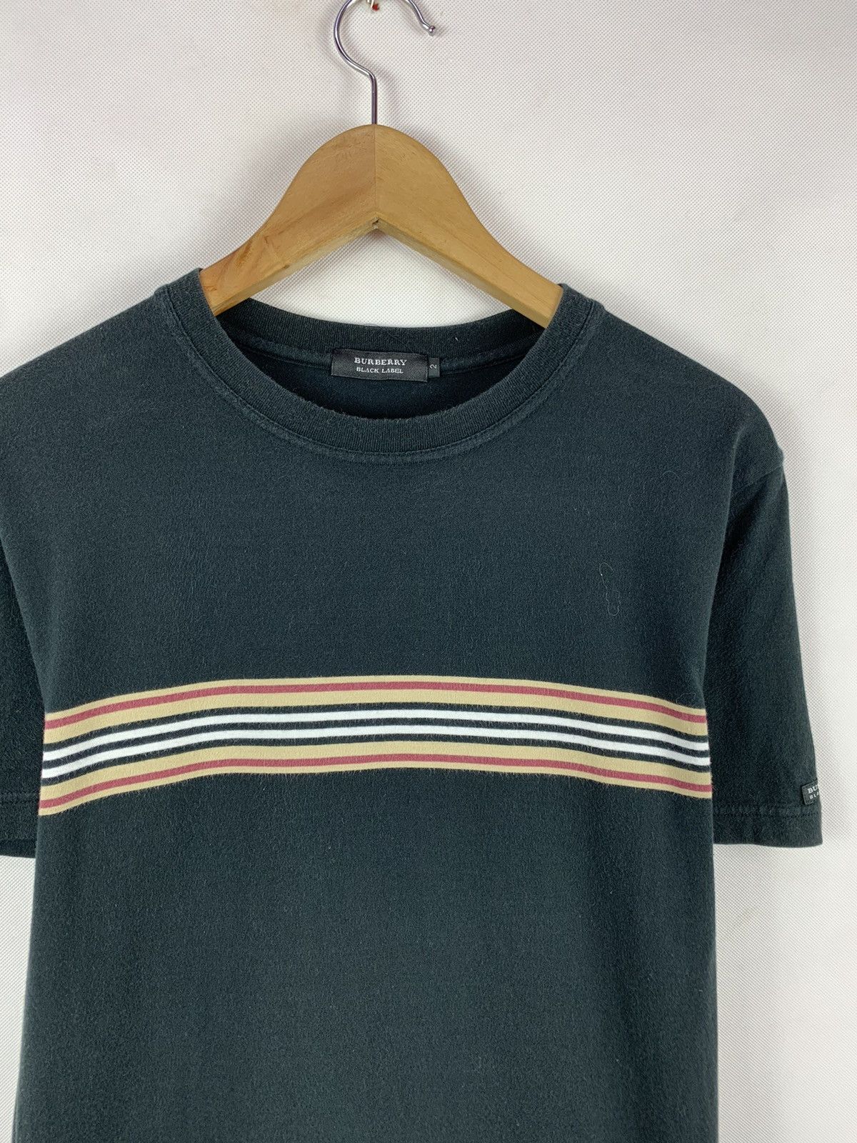 Burberry Vintage Burberry Novacheck Stripes Tee Size US S / EU 44-46 / 1 - 3 Thumbnail