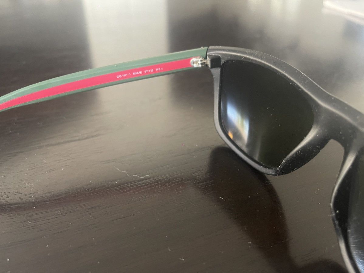 Gucci Black Gucci Sunglasses Size ONE SIZE - 6 Thumbnail