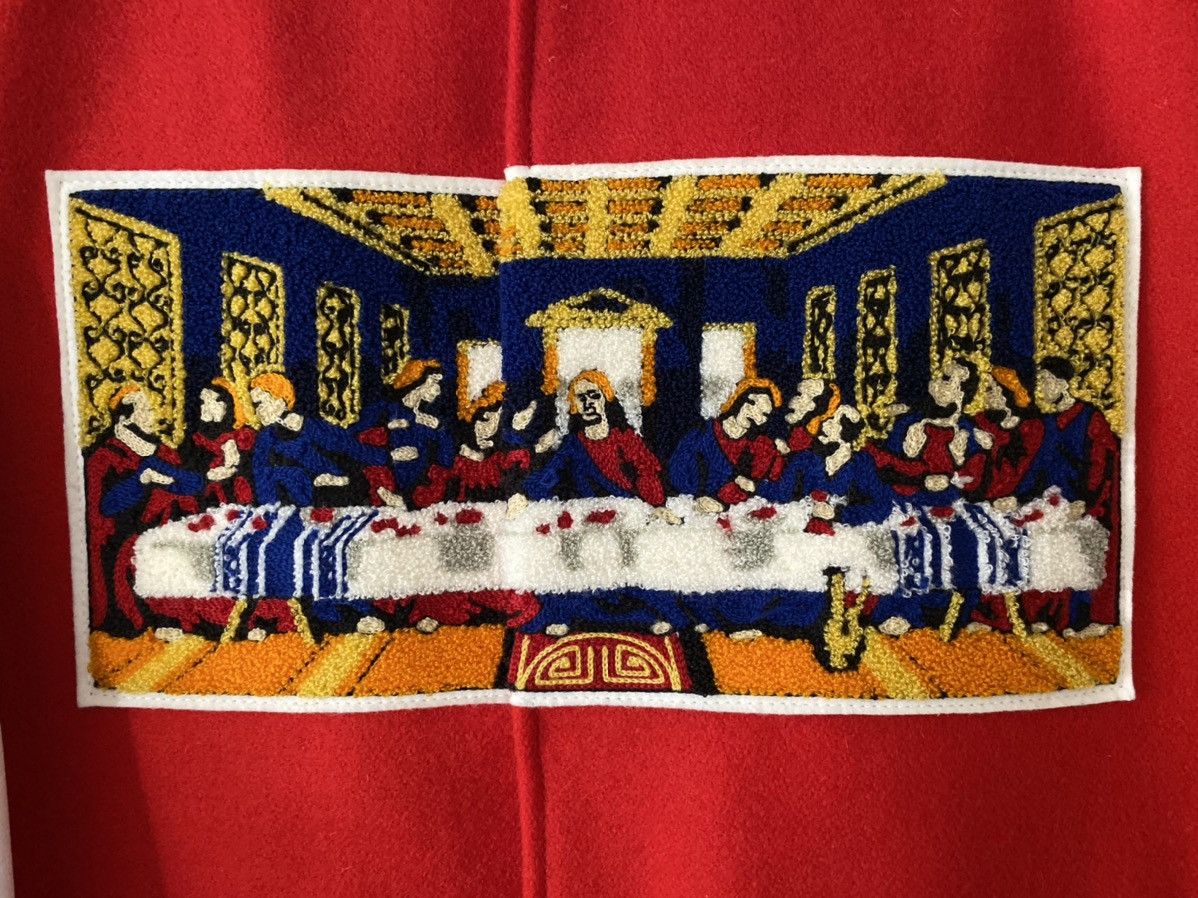 Facetasm Last Supper Varsity Jacket Size US L / EU 52-54 / 3 - 3 Thumbnail