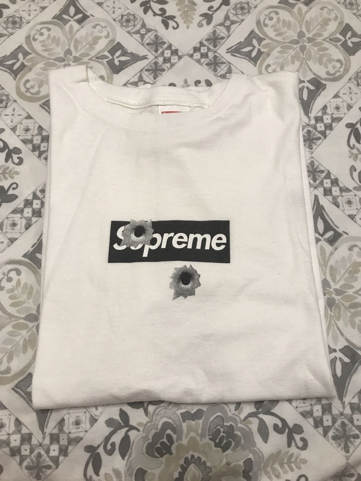 トップス Supreme shibuya box logo tee Supreme Shibuya Box Logo T-Shirt Bullet Nate Lowman Medium