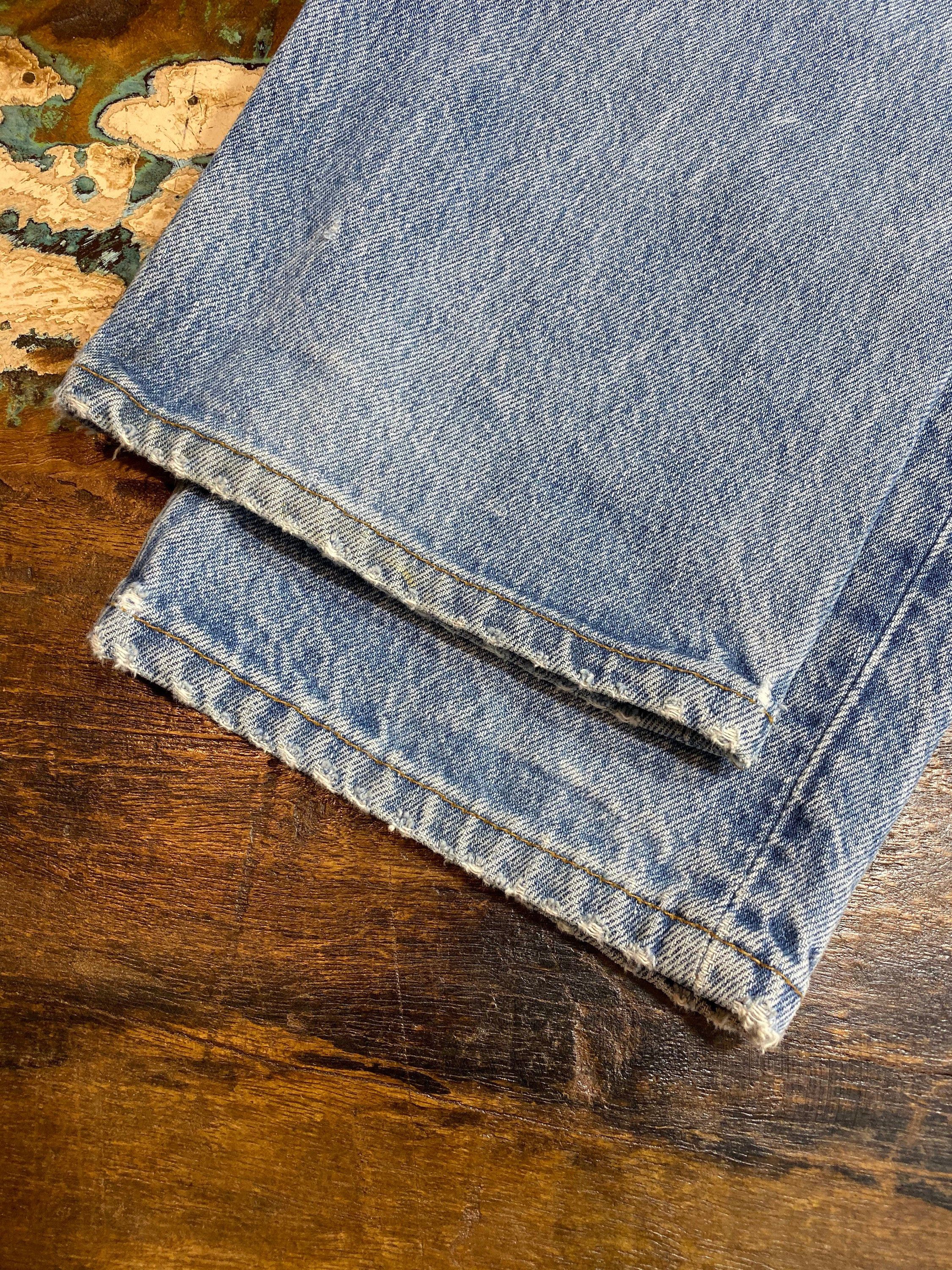 Levi's × Vintage 90's Vintage Distressed 501 Jeans Size US 33 - 5 Thumbnail